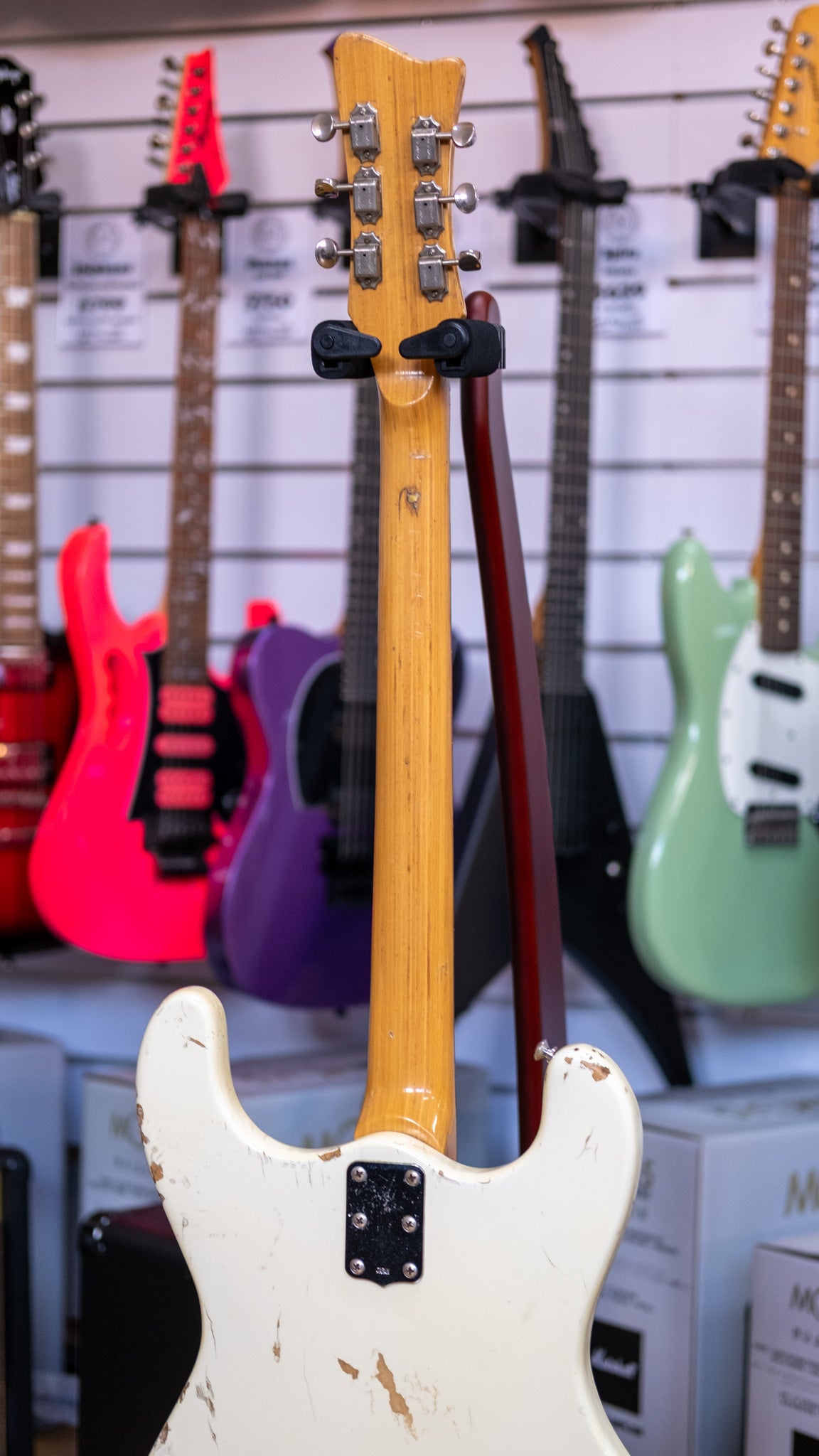 Morales ZES-300 Electric Guitar (White) (Pre-Owned, 1968 MIJ)