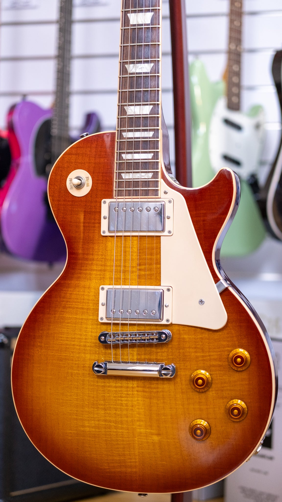 Gibson Les Paul Standard Electric Guitar with Hardcase (Ice Tea Burst) (Pre-Owned, 2013)