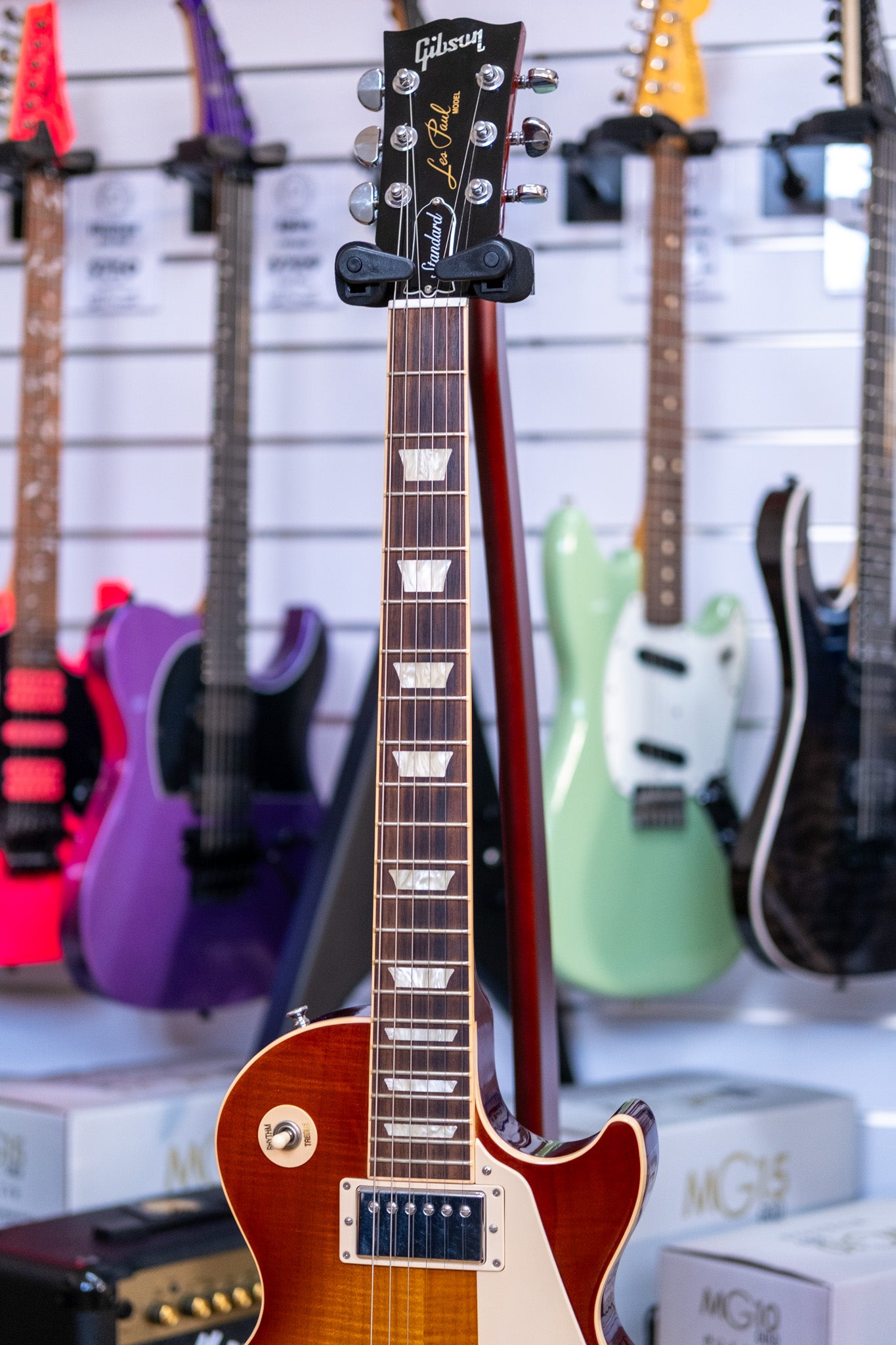 Gibson Les Paul Standard Electric Guitar with Hardcase (Ice Tea Burst) (Pre-Owned, 2013)