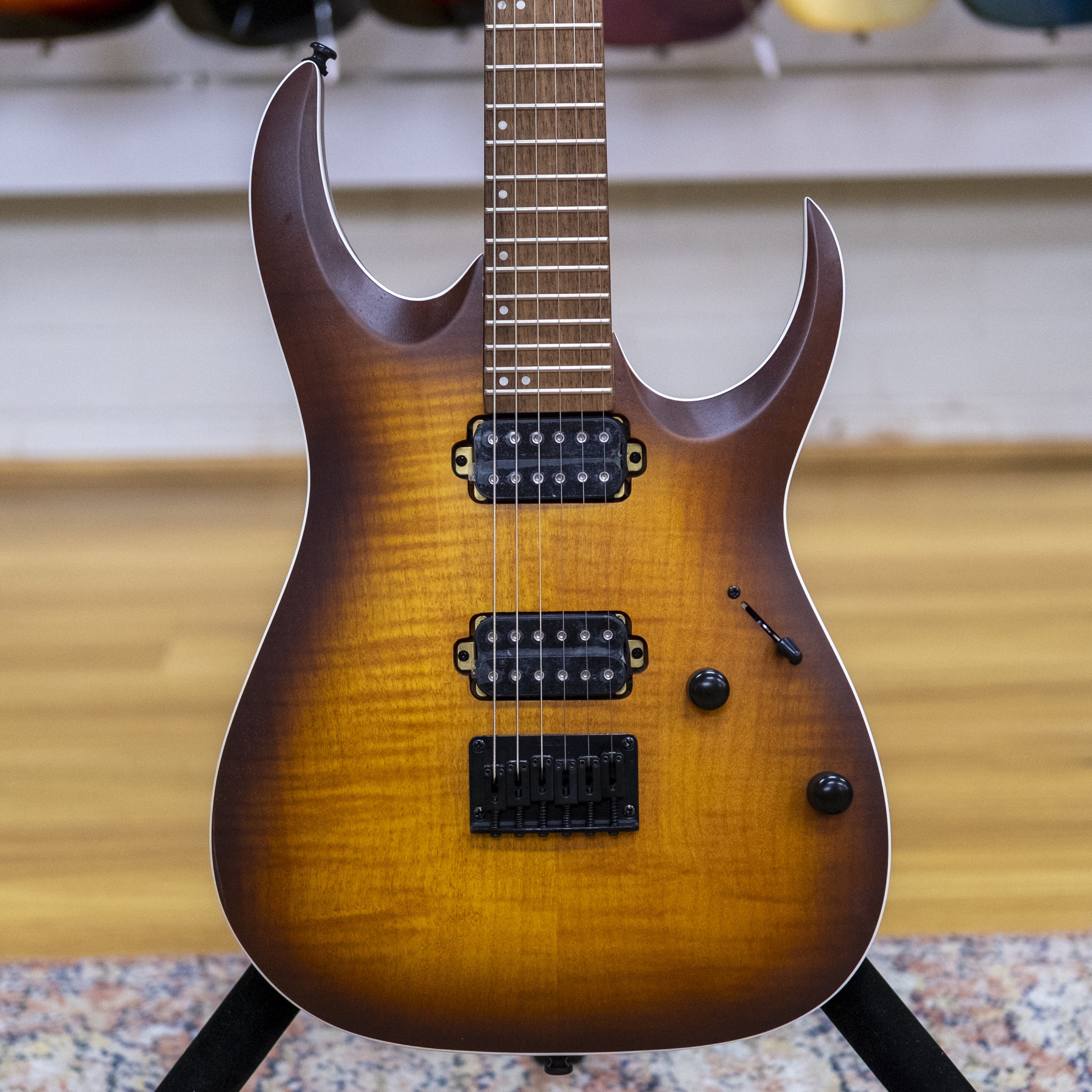 Ibanez RGA42FM Electric Guitar (Dragon Eye Burst Flat)