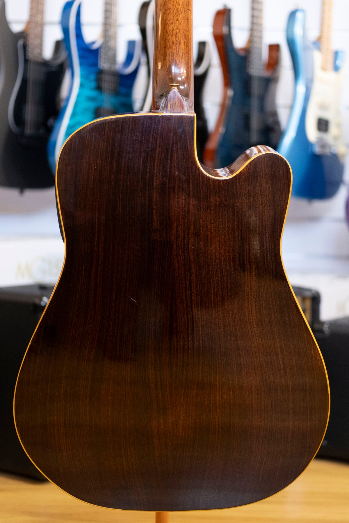 Gerard Gilet Left Handed Dreadnought Acoustic Electric Guitar (Pre-Owned, 1987)