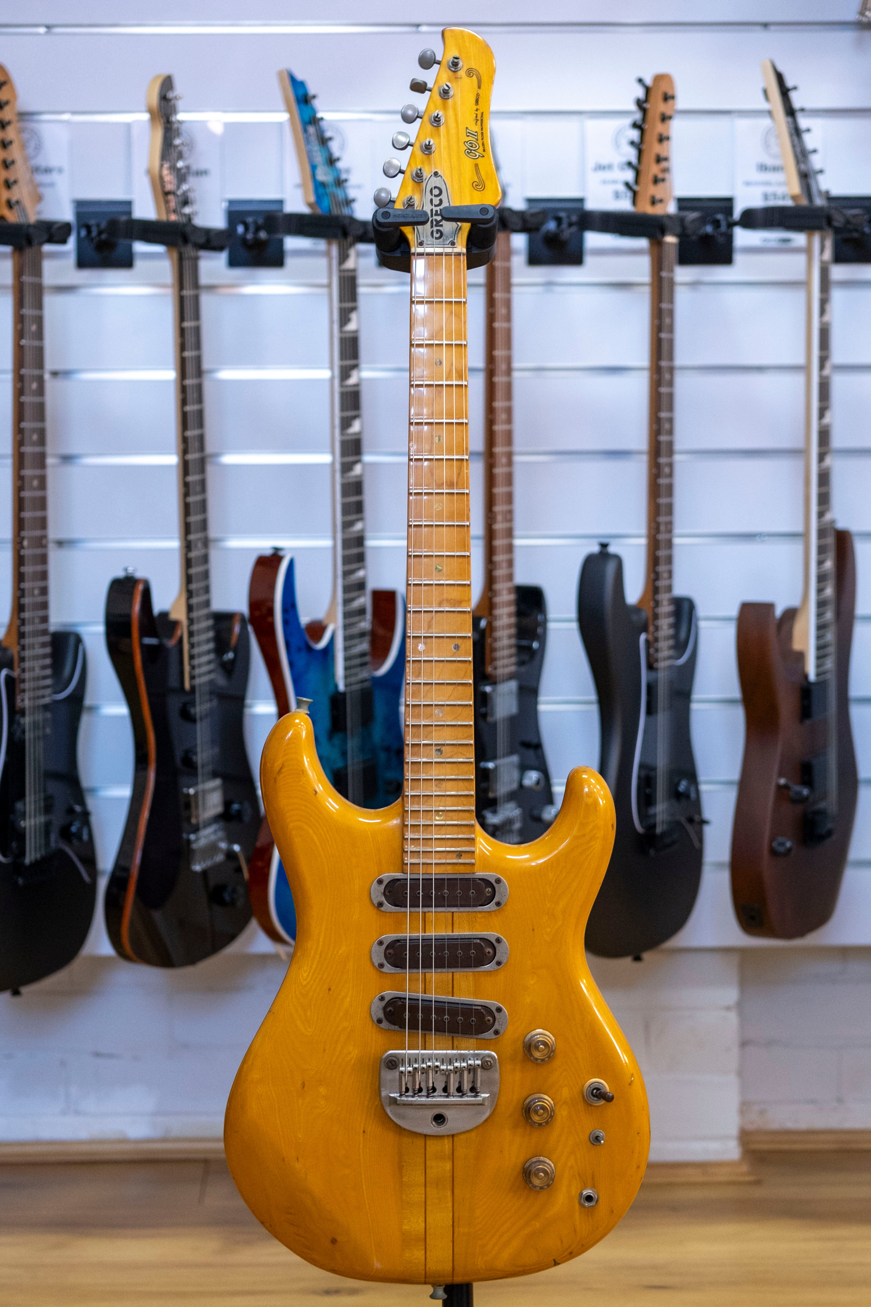 Greco GO-II 750 Brazen Picker Electric Guitar (Natural) (Pre-Owned, 1979 MIJ)