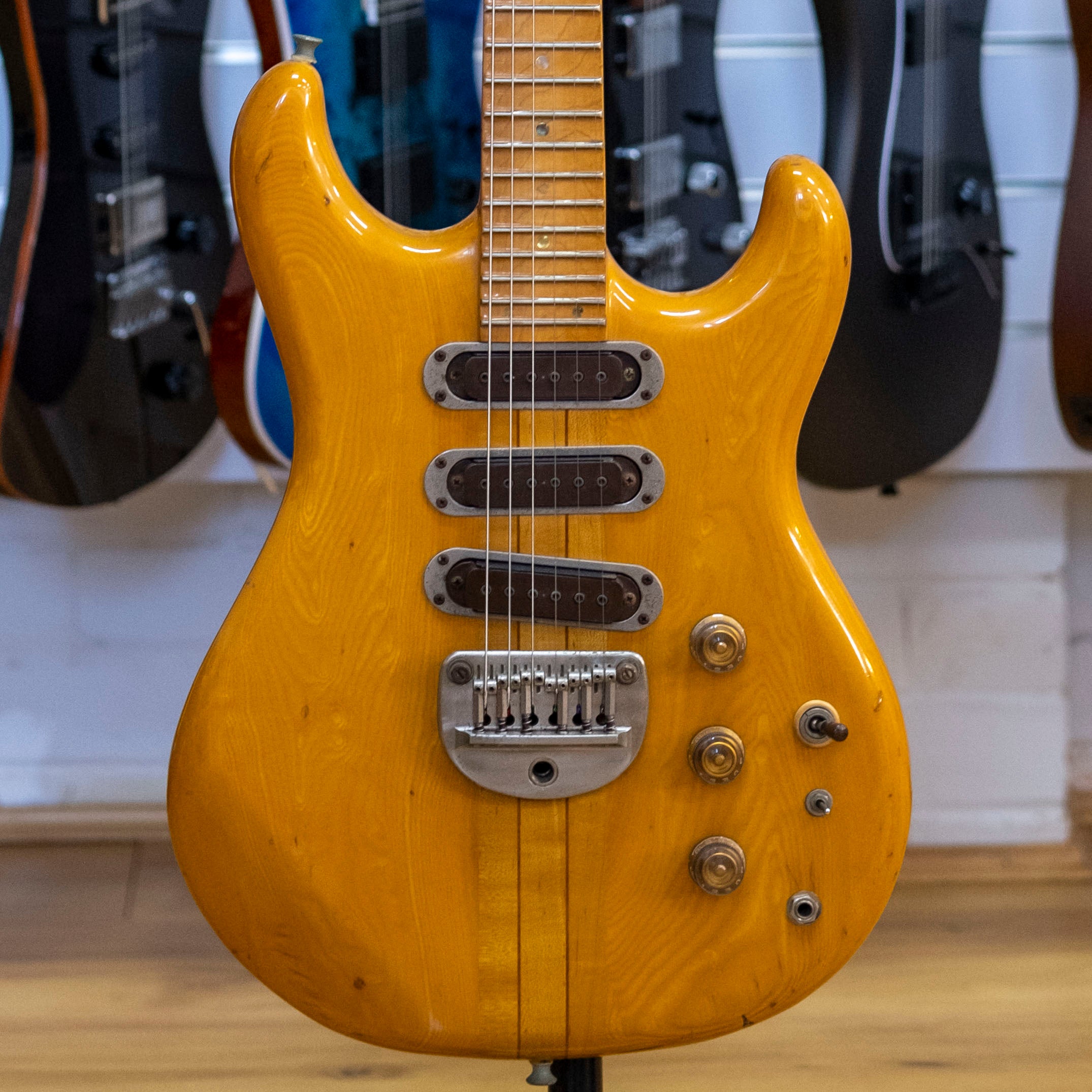 Greco GO-II 750 Brazen Picker Electric Guitar (Natural) (Pre-Owned, 1979 MIJ)