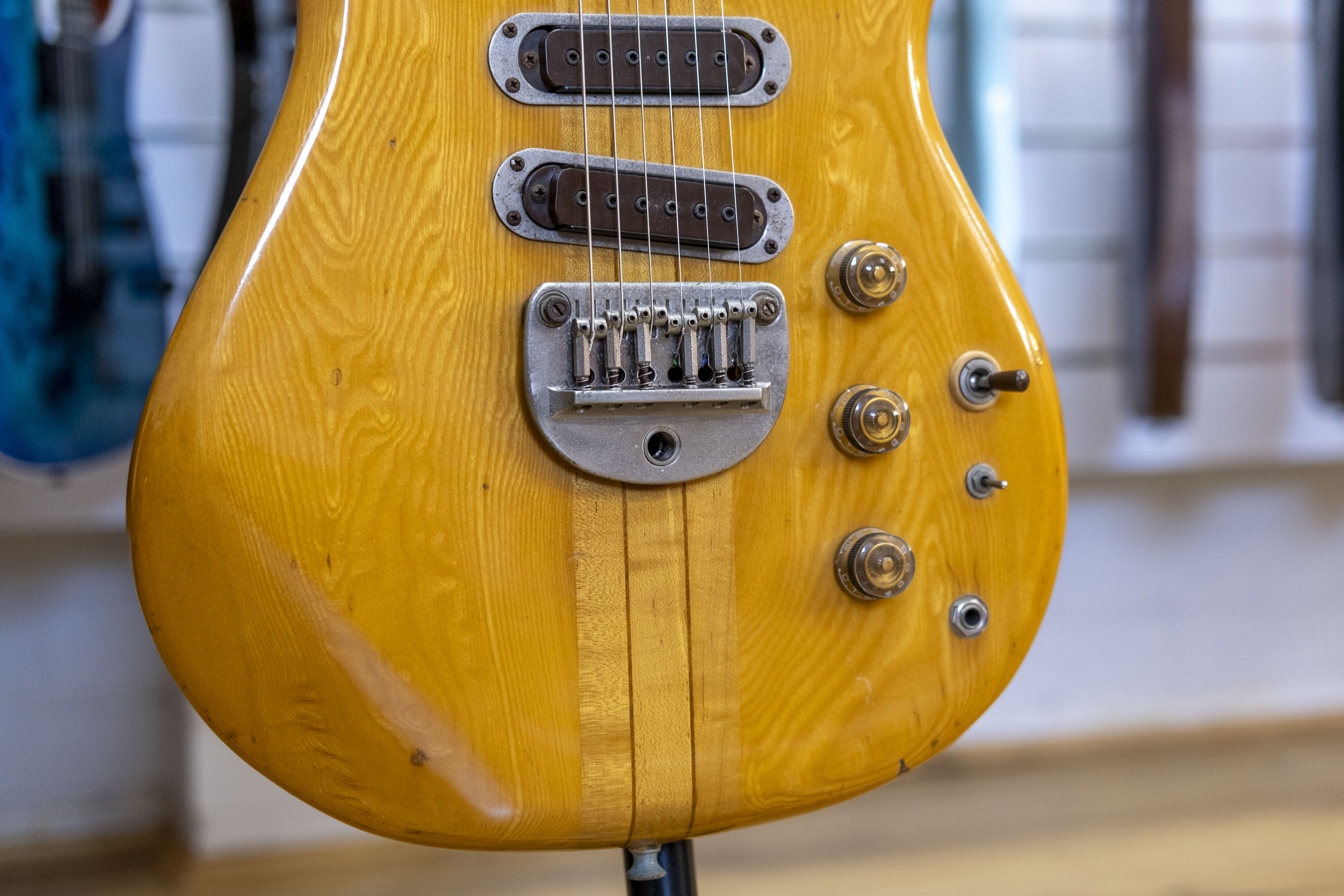 Greco GO-II 750 Brazen Picker Electric Guitar (Natural) (Pre-Owned, 1979 MIJ)