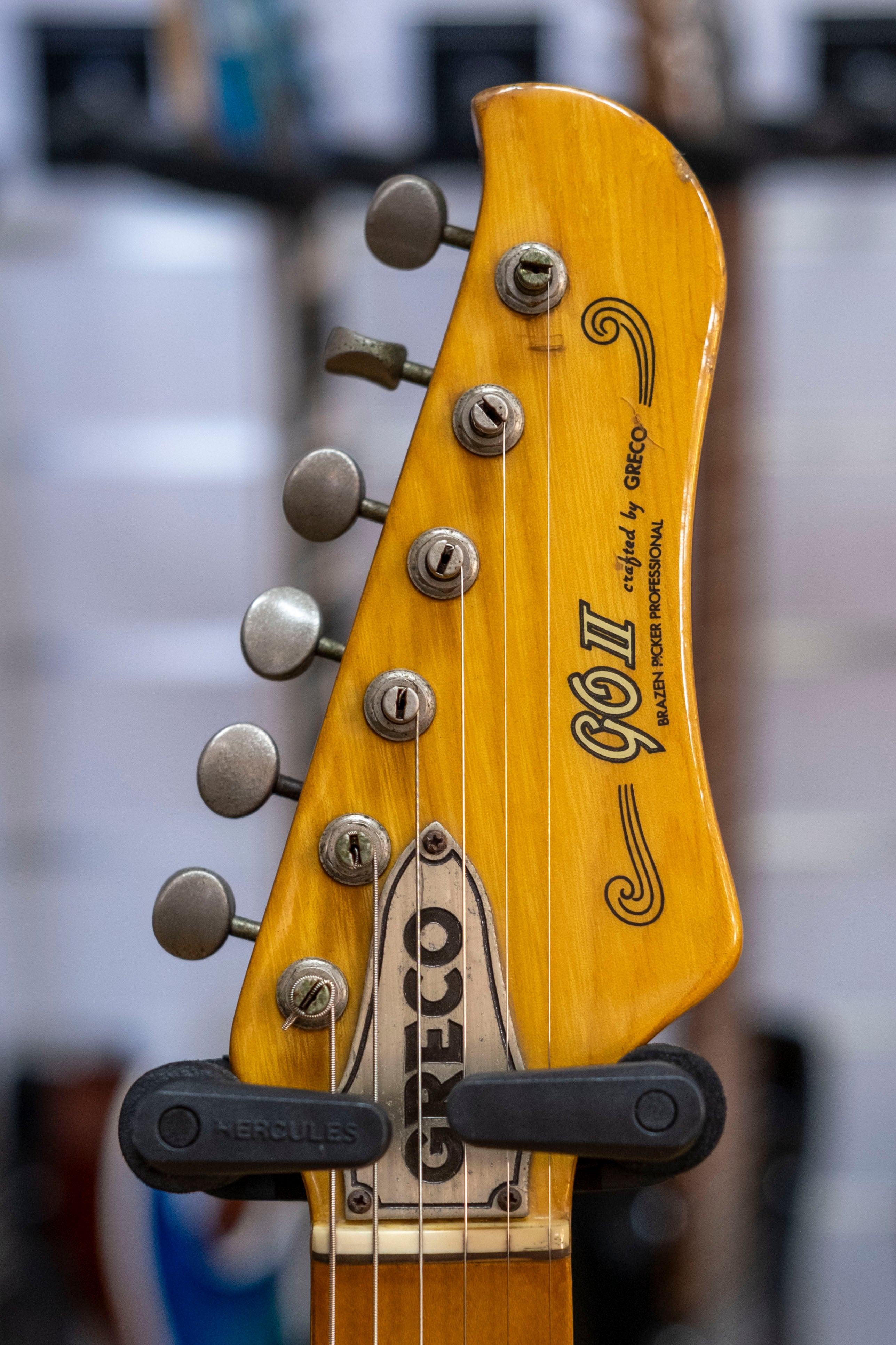 Greco GO-II 750 Brazen Picker Electric Guitar (Natural) (Pre-Owned, 1979 MIJ)