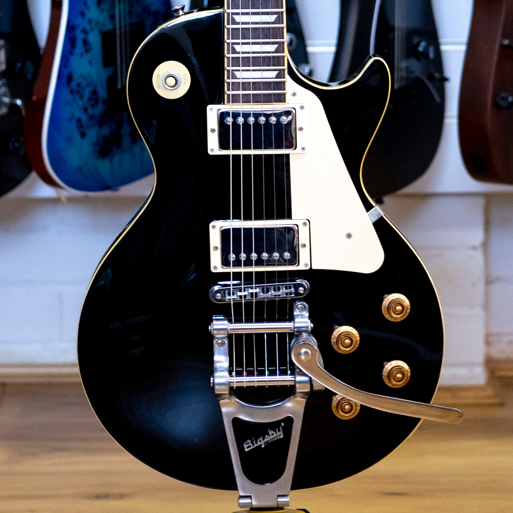 Burny Super Grade RLG-85BS Electric Guitar (Black) (Pre-Owned, 2008 MIJ)