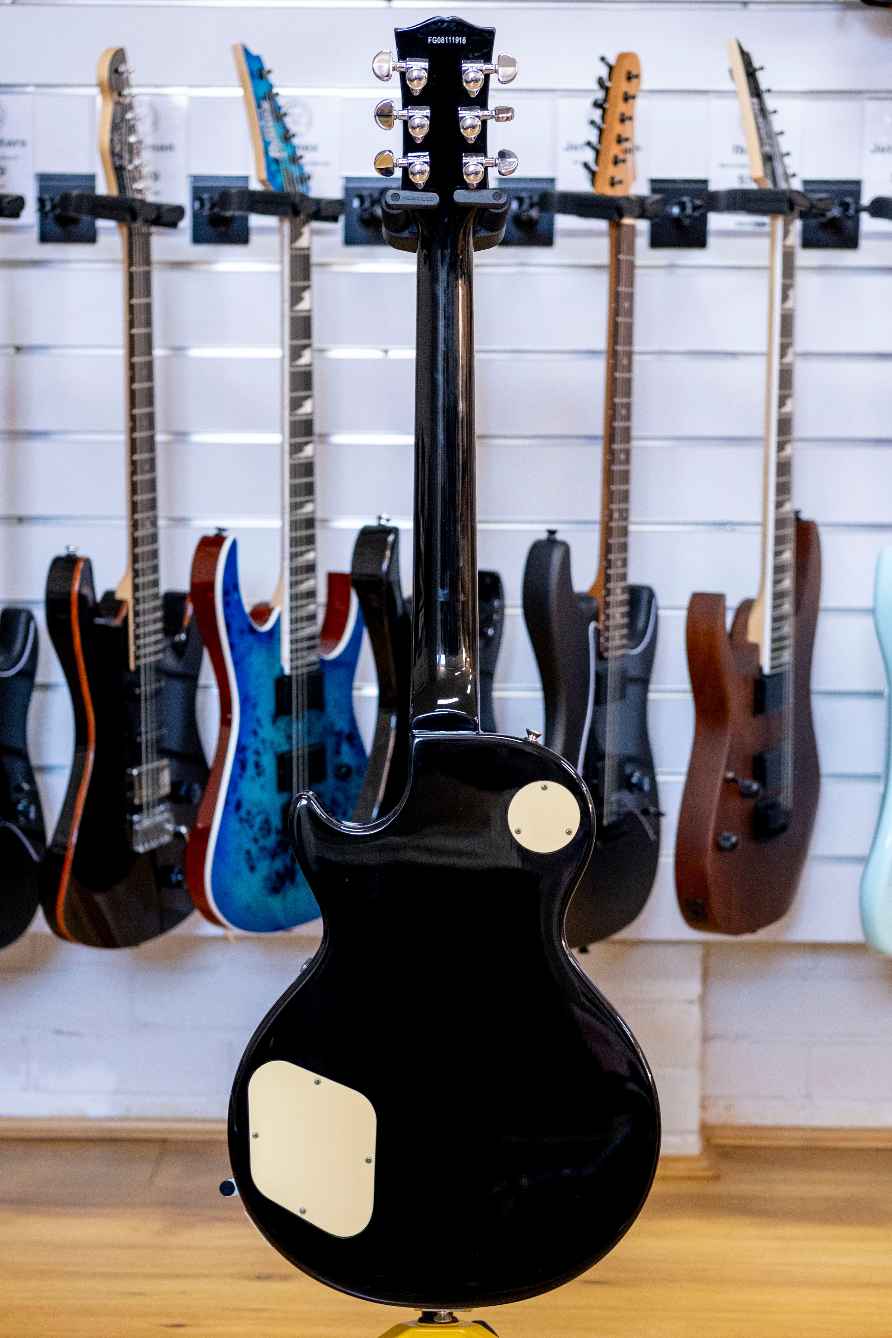 Burny Super Grade RLG-85BS Electric Guitar (Black) (Pre-Owned, 2008 MIJ)