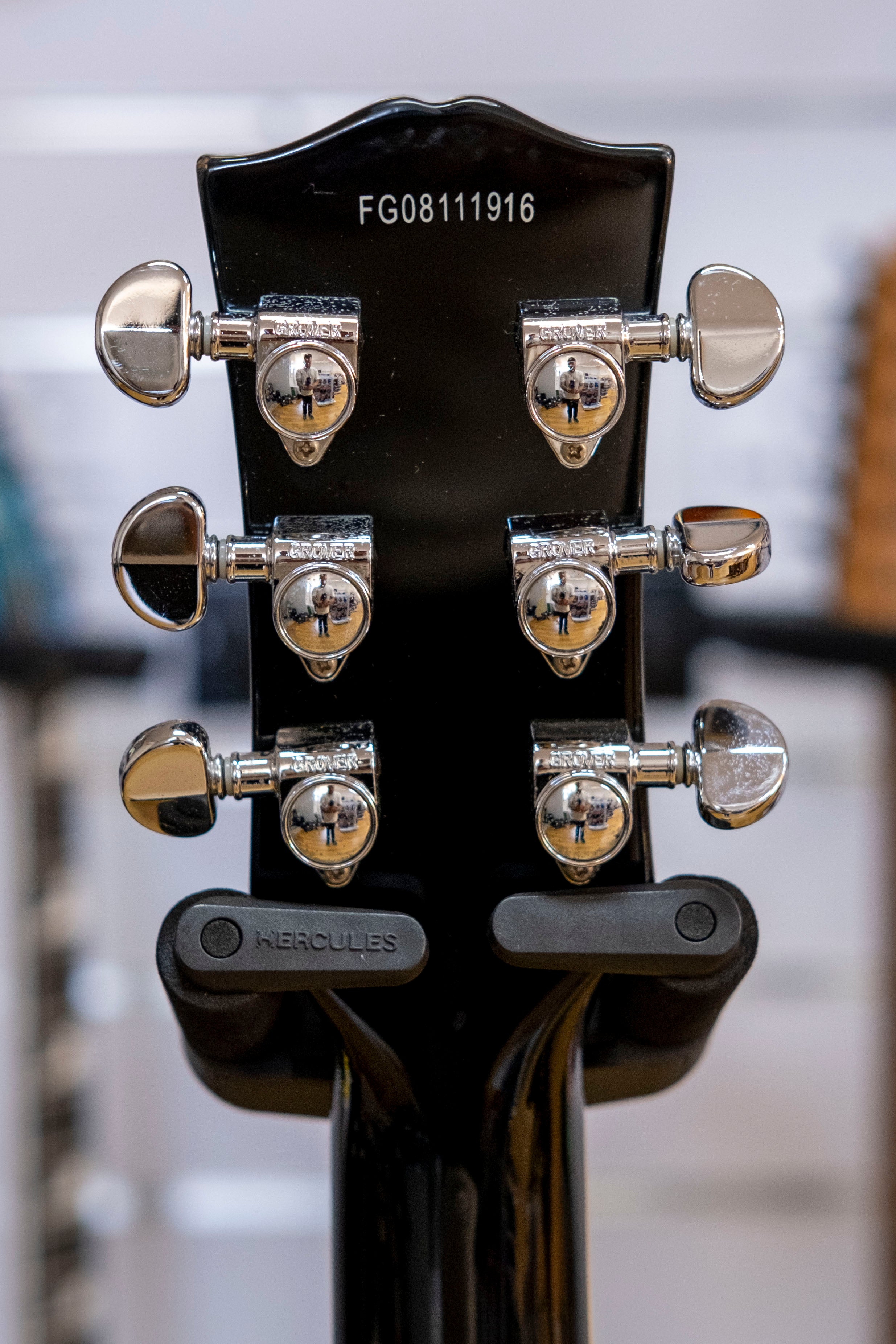 Burny Super Grade RLG-85BS Electric Guitar (Black) (Pre-Owned, 2008 MIJ)