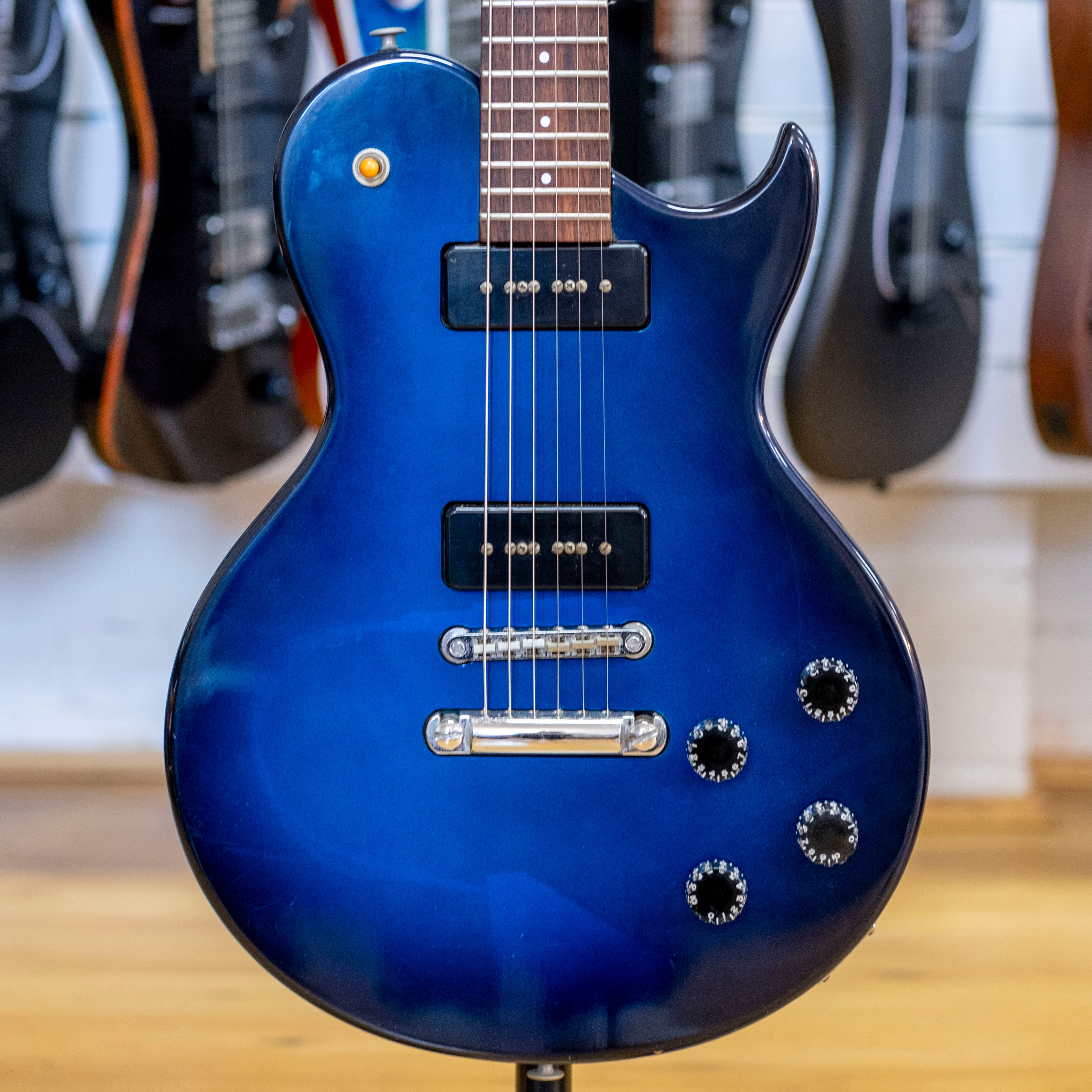 Aria Pro II PE-JR600 'LP' Style Electric Guitar (Blueburst) (Pre-Owned, 1990's MIJ)