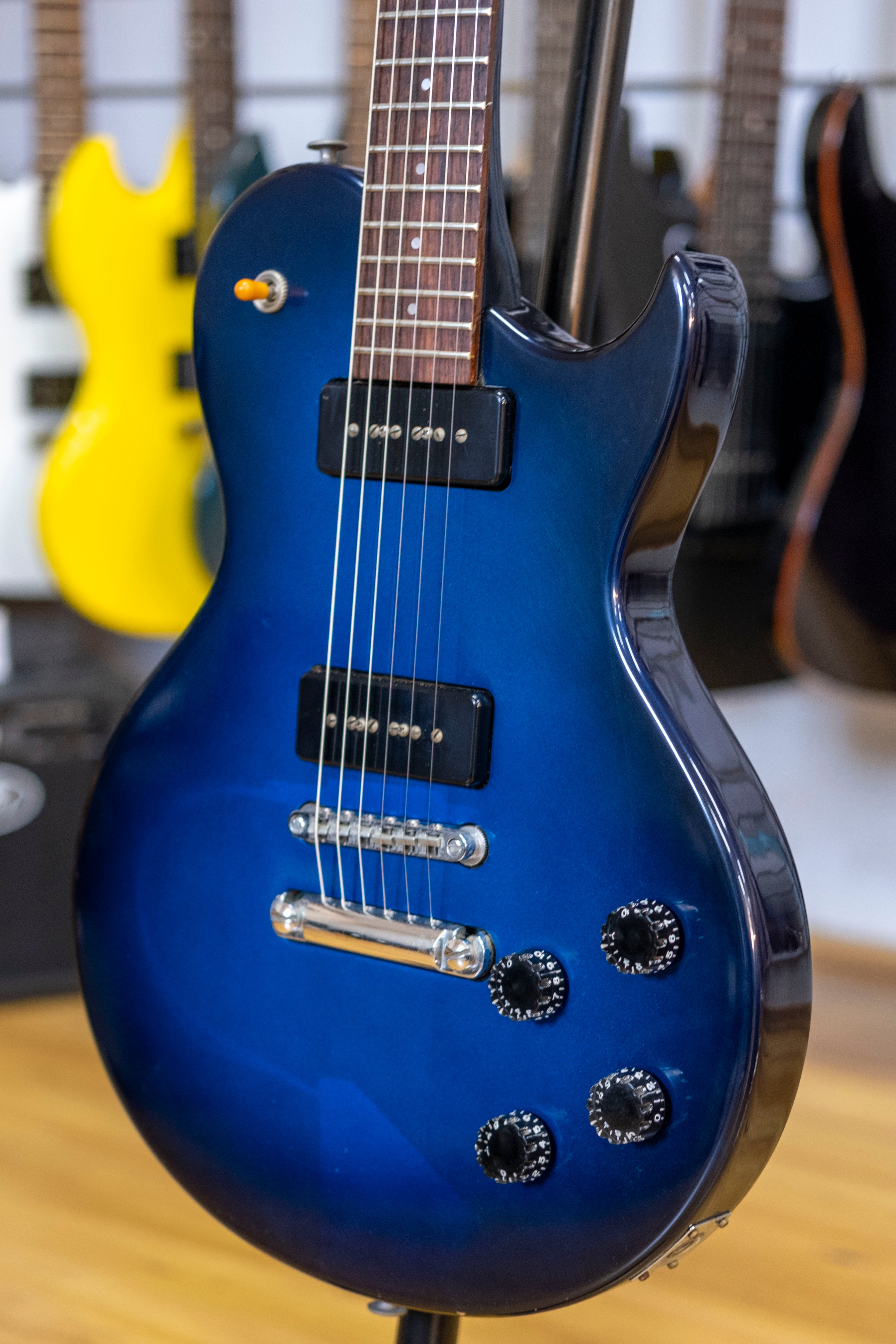 Aria Pro II PE-JR600 'LP' Style Electric Guitar (Blueburst) (Pre-Owned, 1990's MIJ)