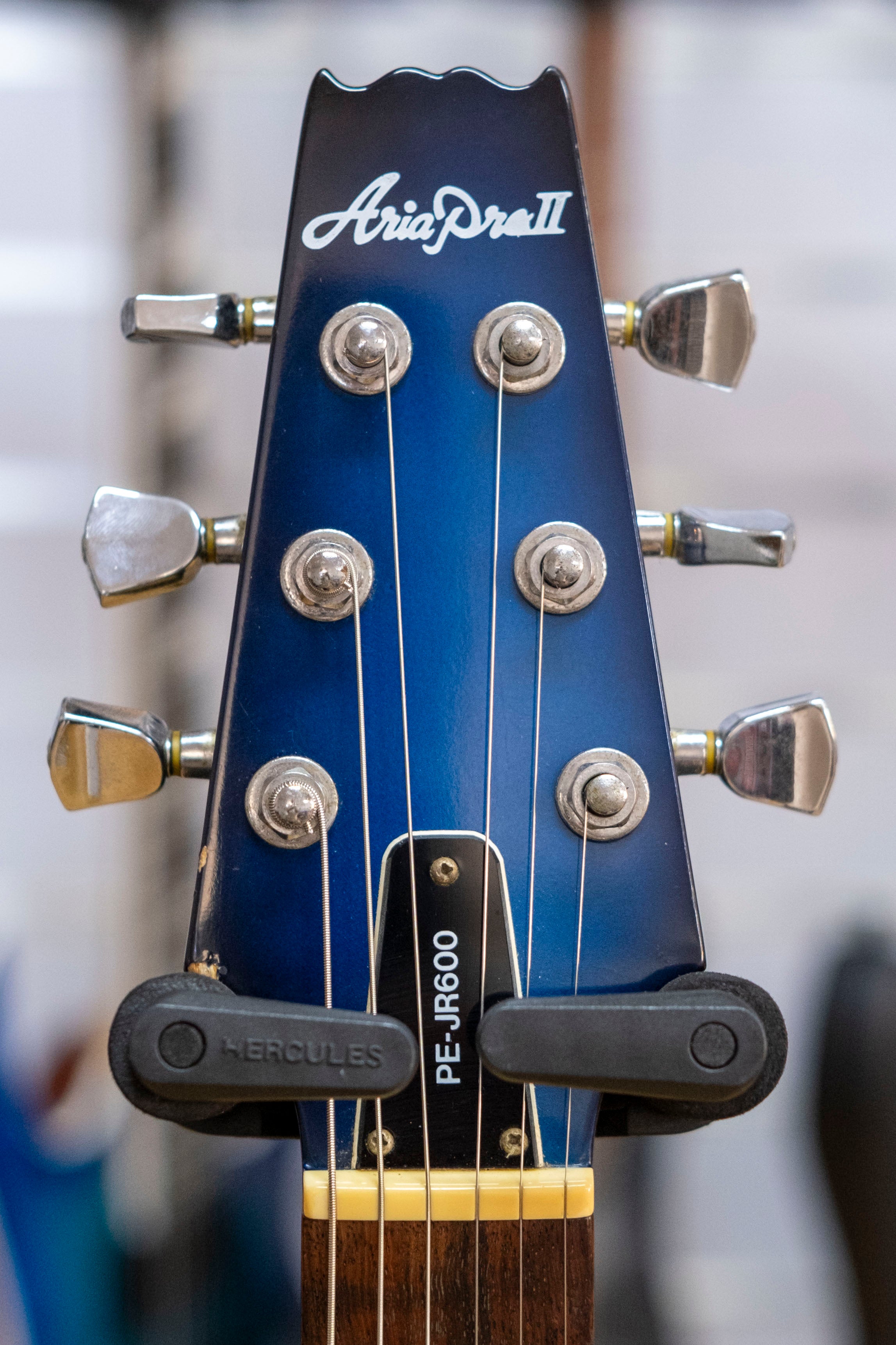 Aria Pro II PE-JR600 'LP' Style Electric Guitar (Blueburst) (Pre-Owned, 1990's MIJ)