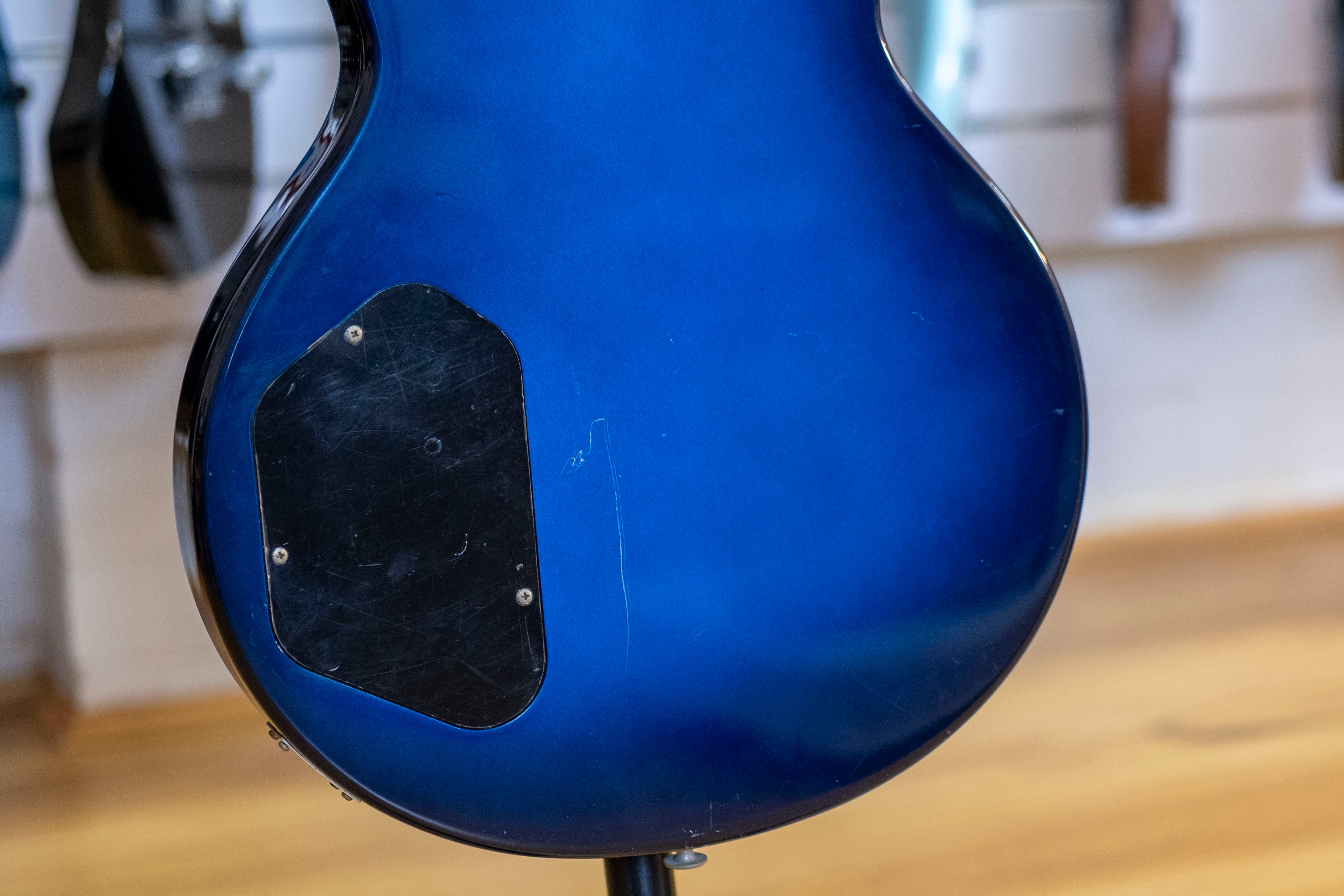 Aria Pro II PE-JR600 'LP' Style Electric Guitar (Blueburst) (Pre-Owned, 1990's MIJ)