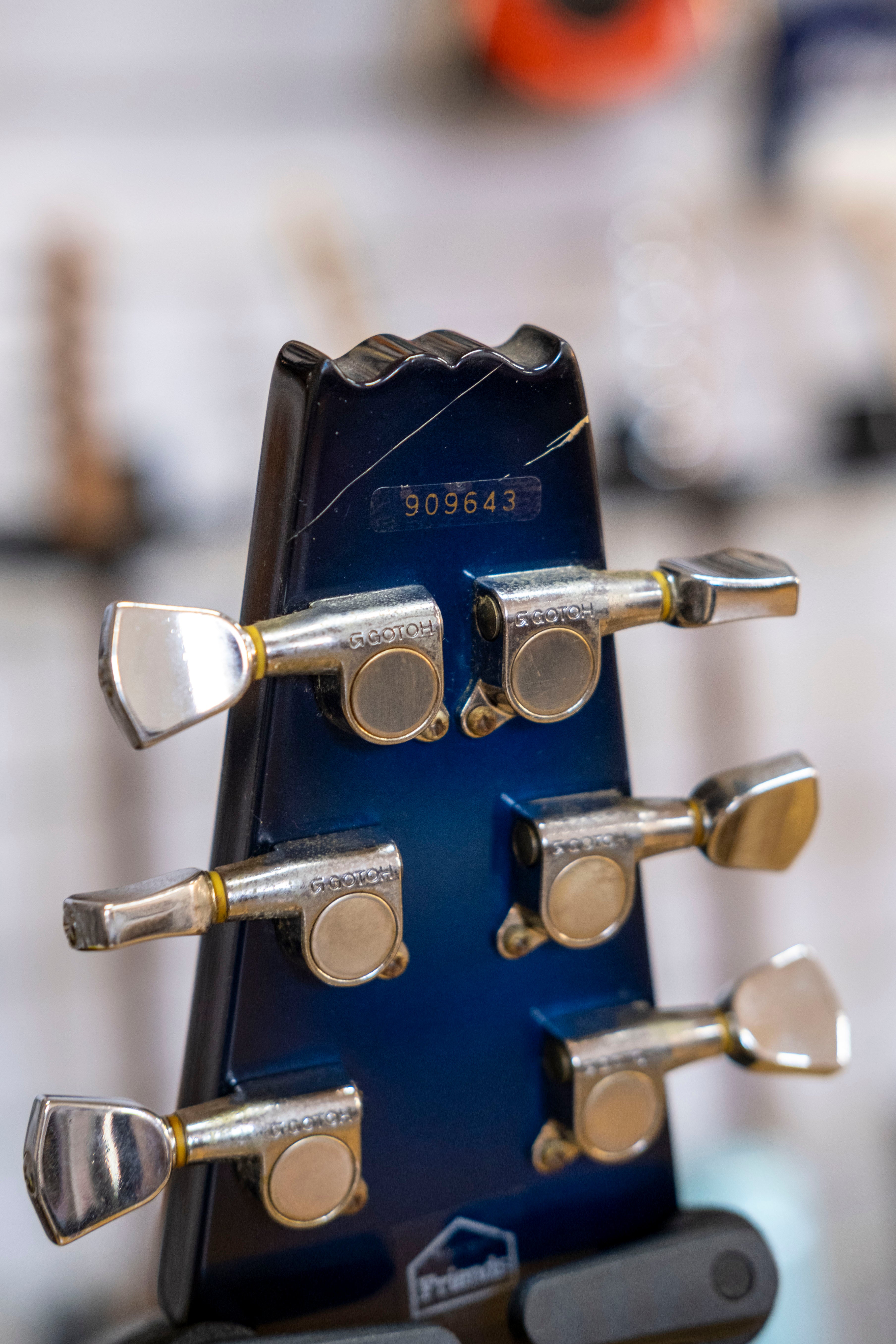 Aria Pro II PE-JR600 'LP' Style Electric Guitar (Blueburst) (Pre-Owned, 1990's MIJ)