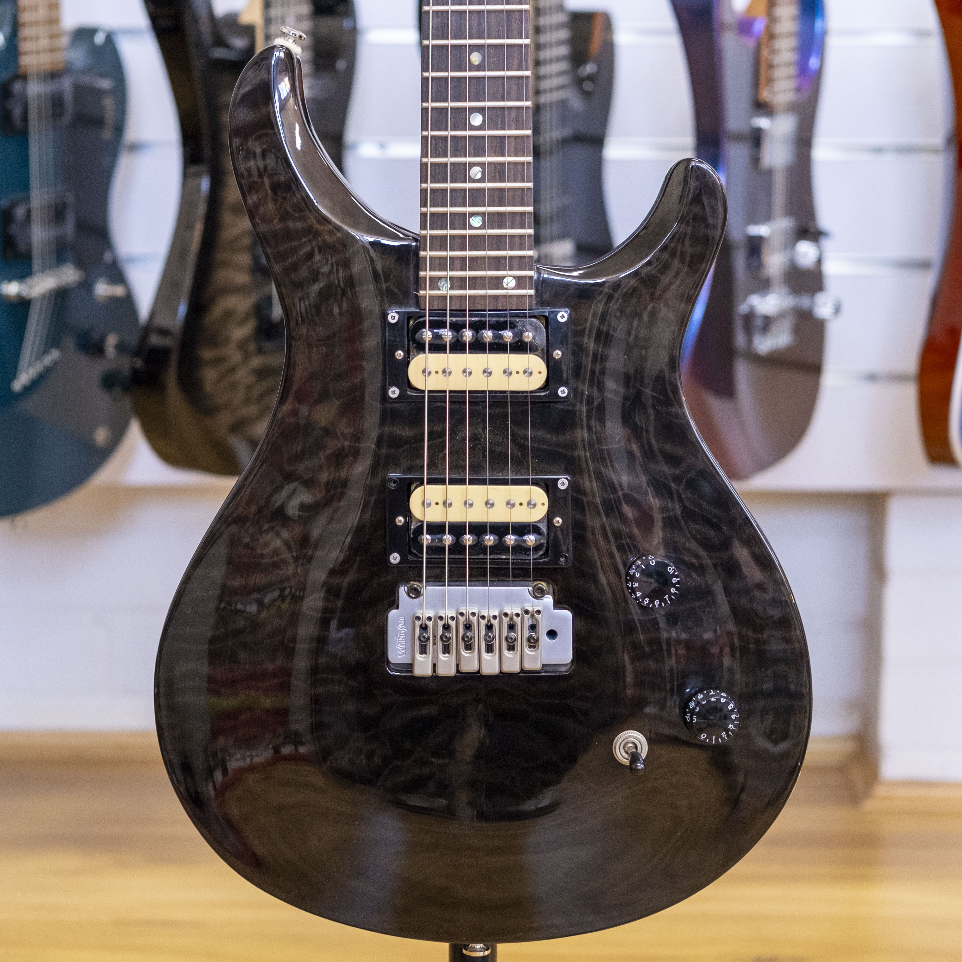 Tokai PR-50QT Electric Guitar (Transparent Black) (Pre-Owned, 2013 MIC)