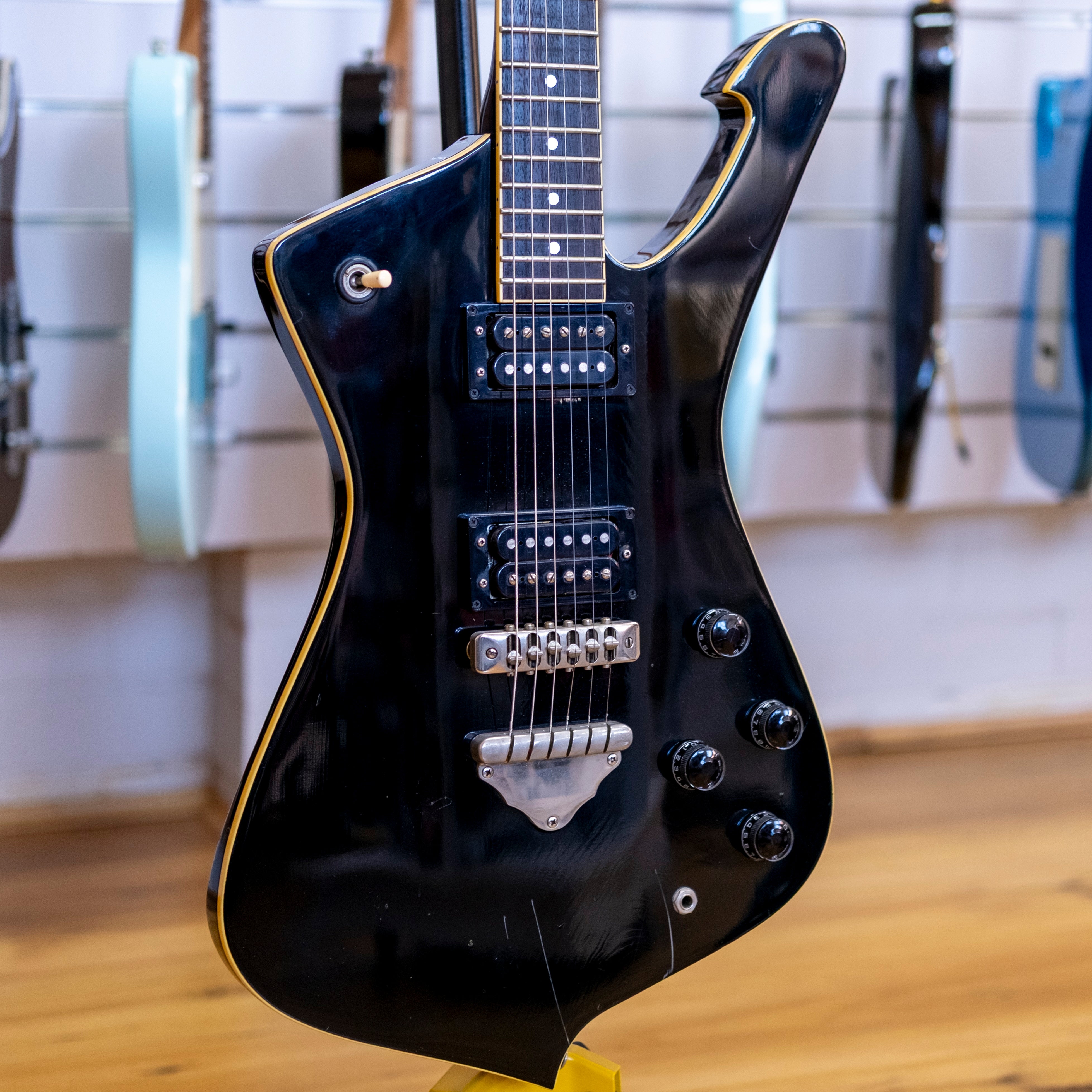 Greco Mirage M-600 Electric Guitar (Black) (Pre-Owned, 1980)