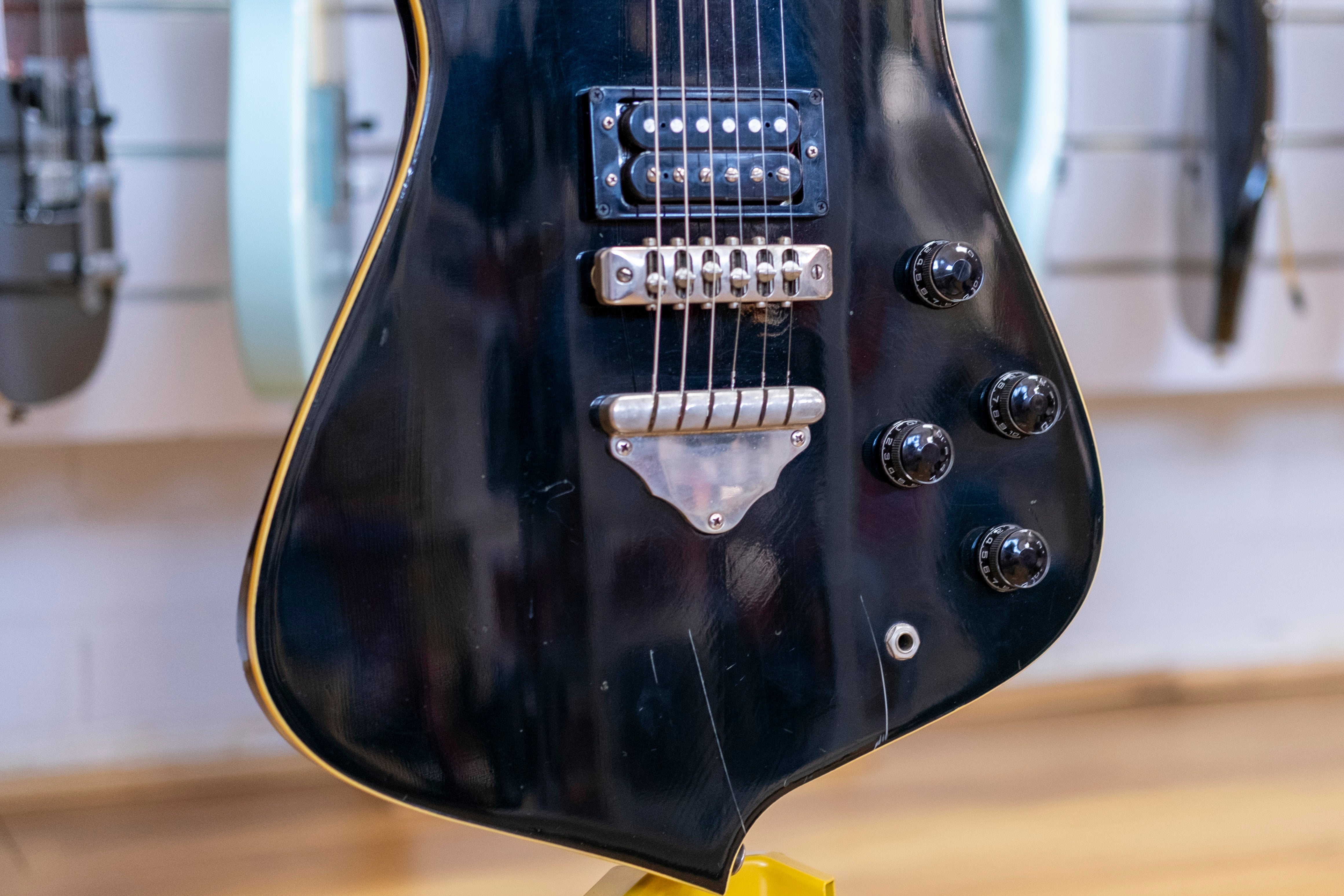 Greco Mirage M-600 Electric Guitar (Black) (Pre-Owned, 1980)