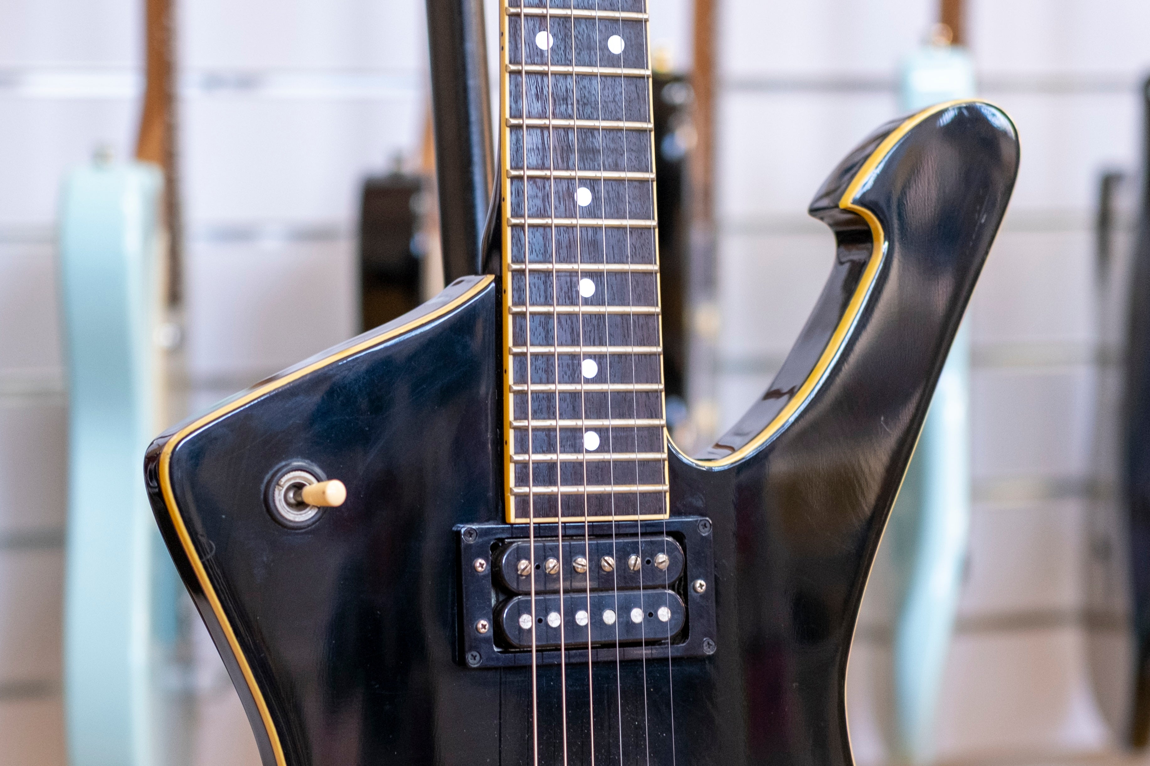 Greco Mirage M-600 Electric Guitar (Black) (Pre-Owned, 1980)