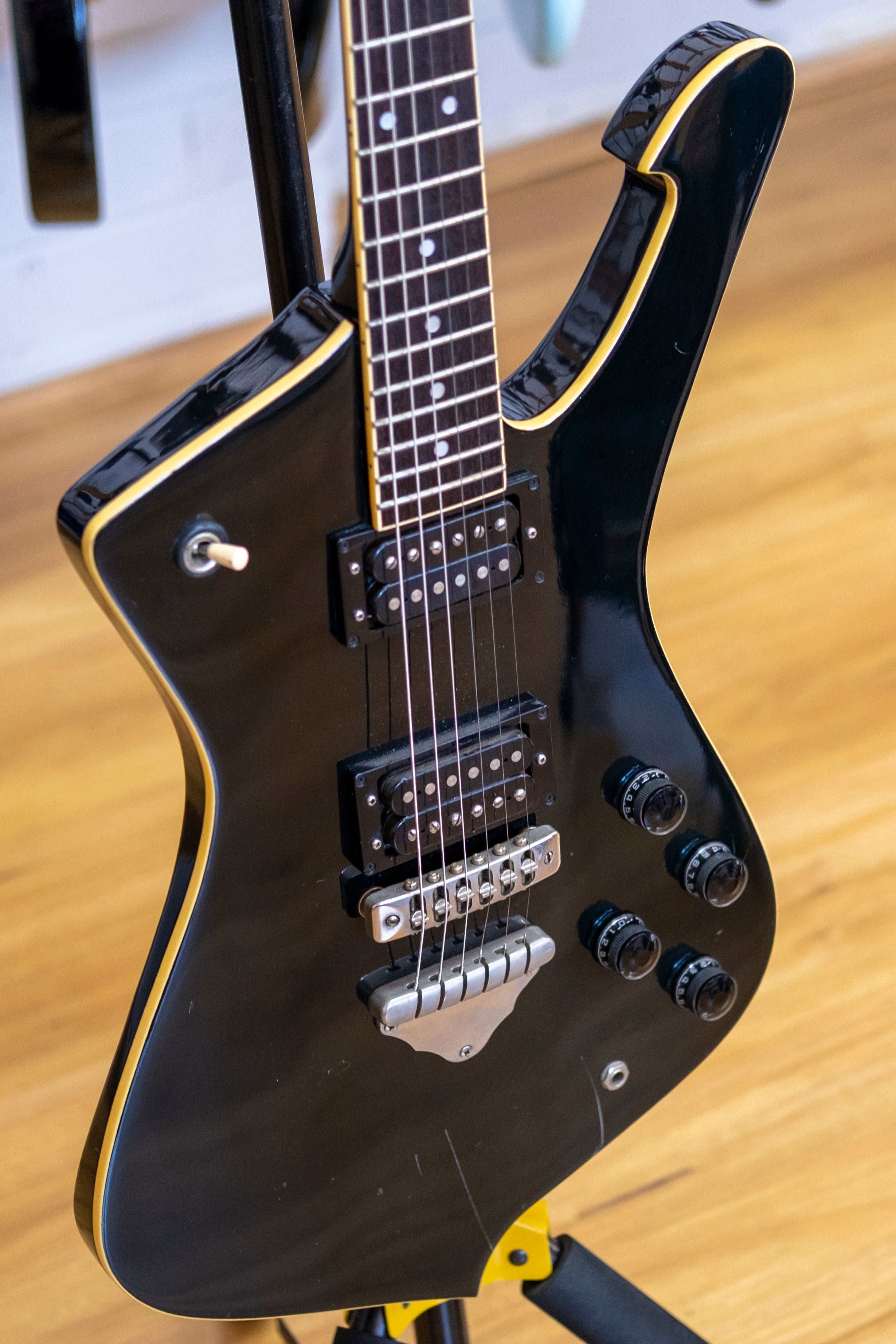 Greco Mirage M-600 Electric Guitar (Black) (Pre-Owned, 1980)