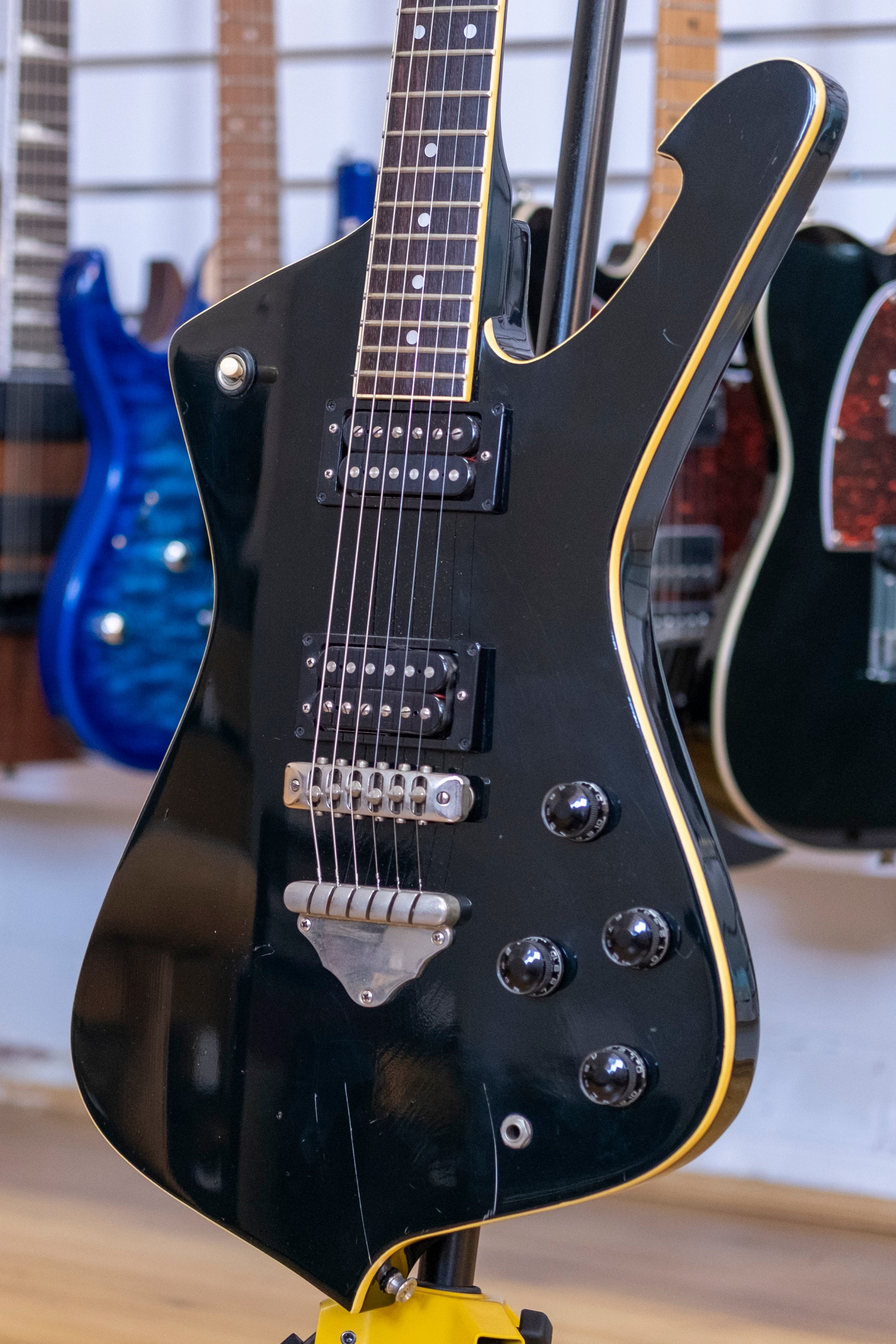 Greco Mirage M-600 Electric Guitar (Black) (Pre-Owned, 1980)