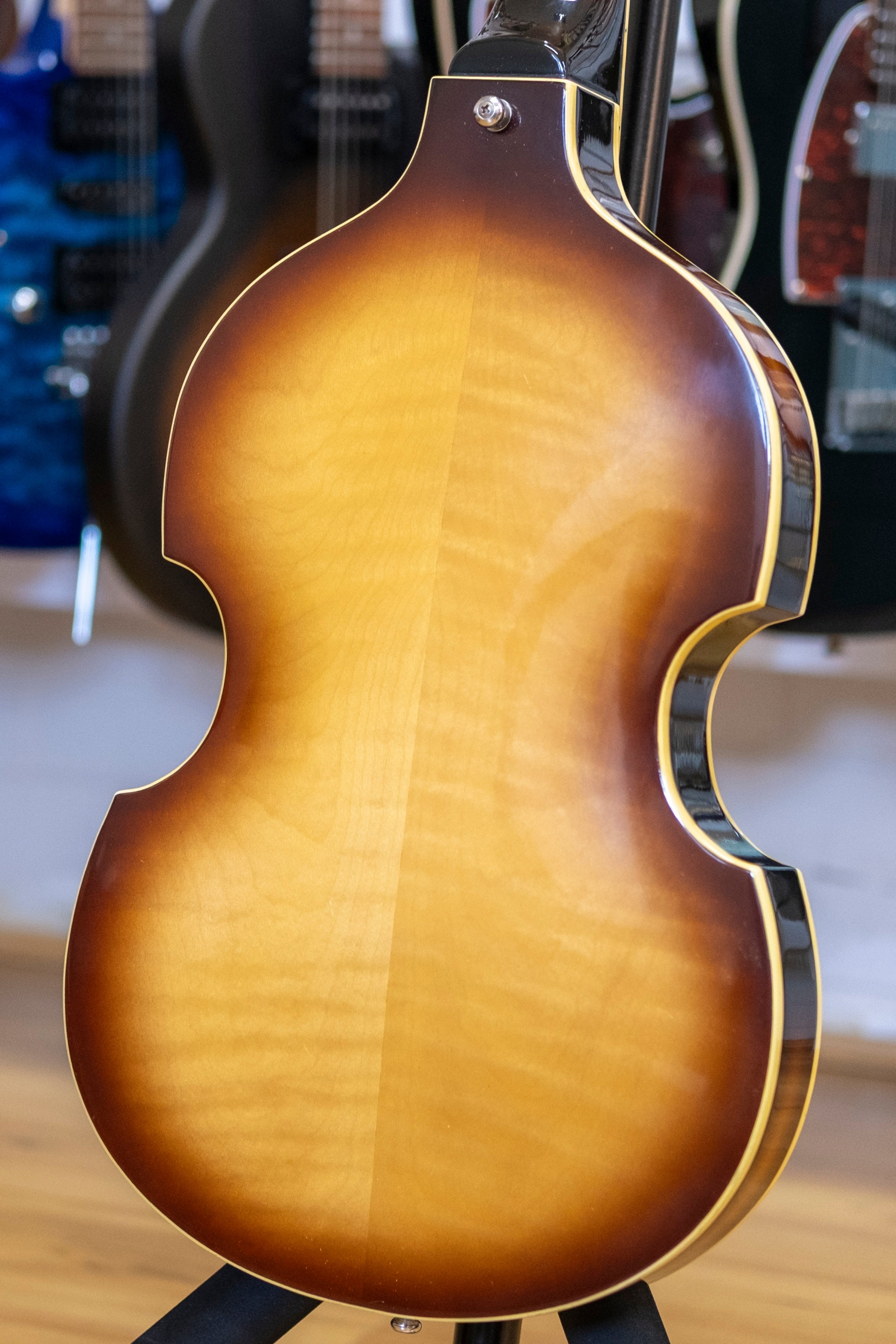 Greco VB-500 'Beatle Bass' Bass Guitar (Honey Burst) (Pre-Owned, 1977 MIJ)