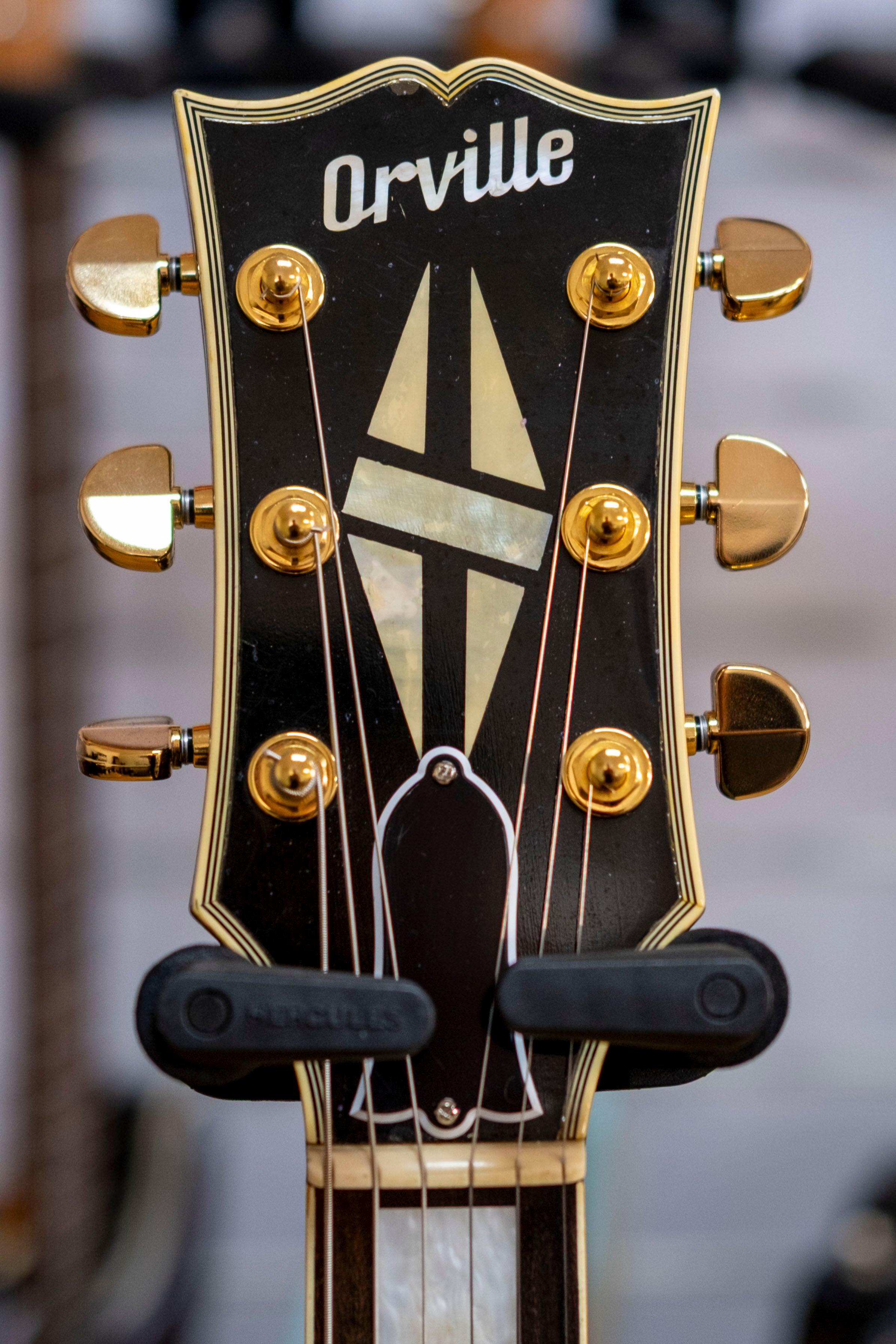 Orville Les Paul Custom Electric Guitar (Black) (Pre-Owned)