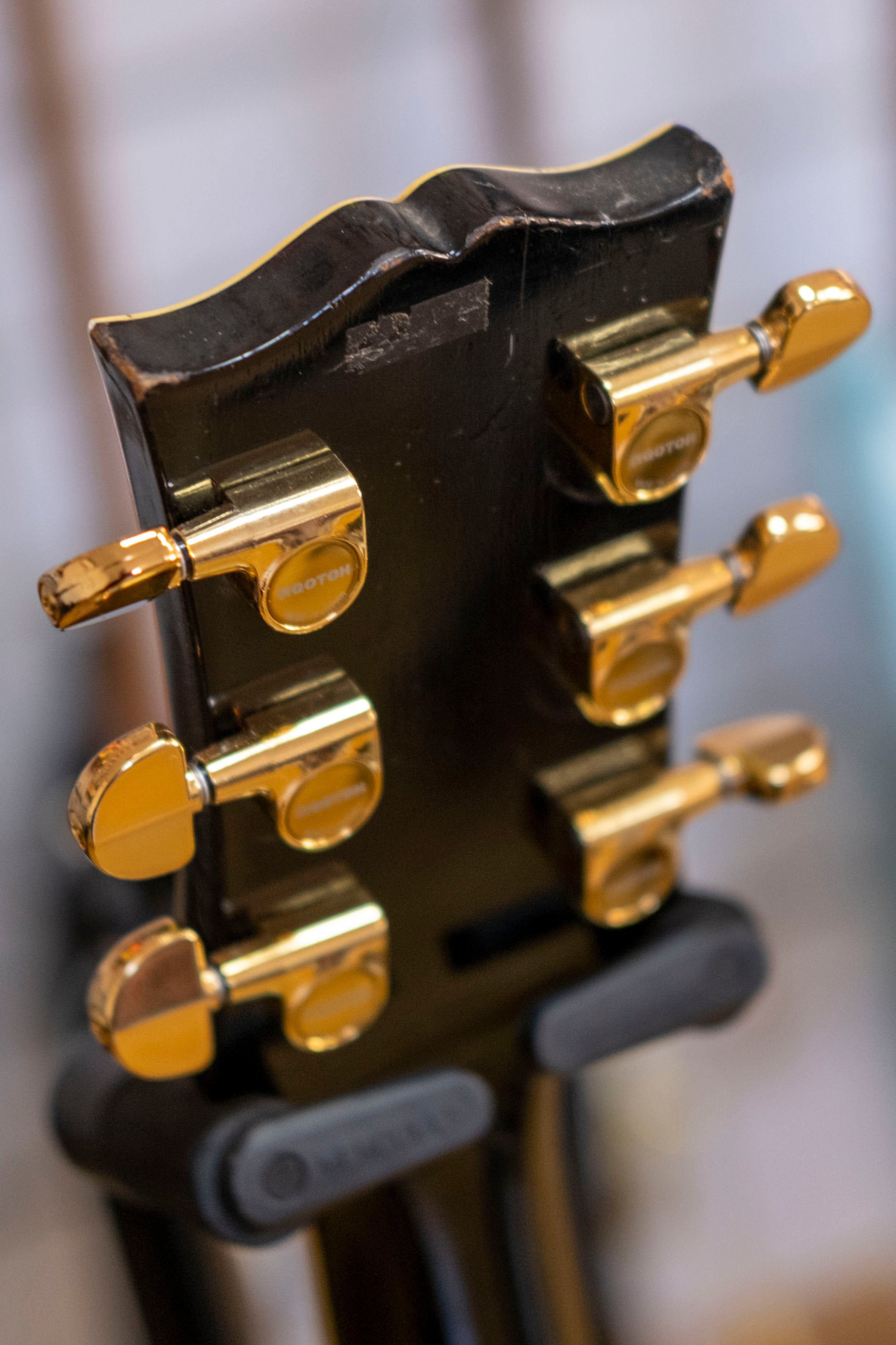 Orville Les Paul Custom Electric Guitar (Black) (Pre-Owned)