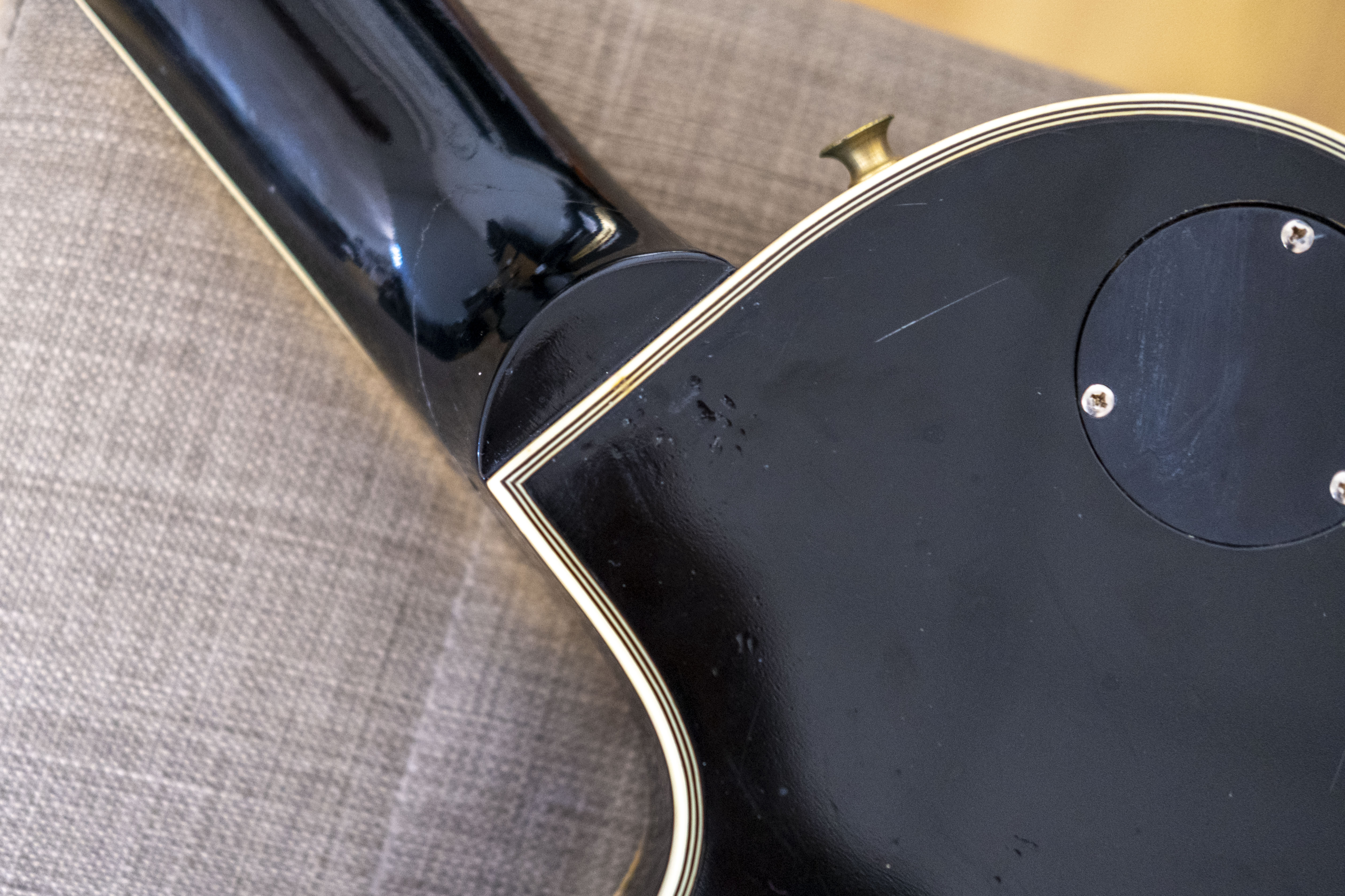 Orville Les Paul Custom Electric Guitar (Black) (Pre-Owned)