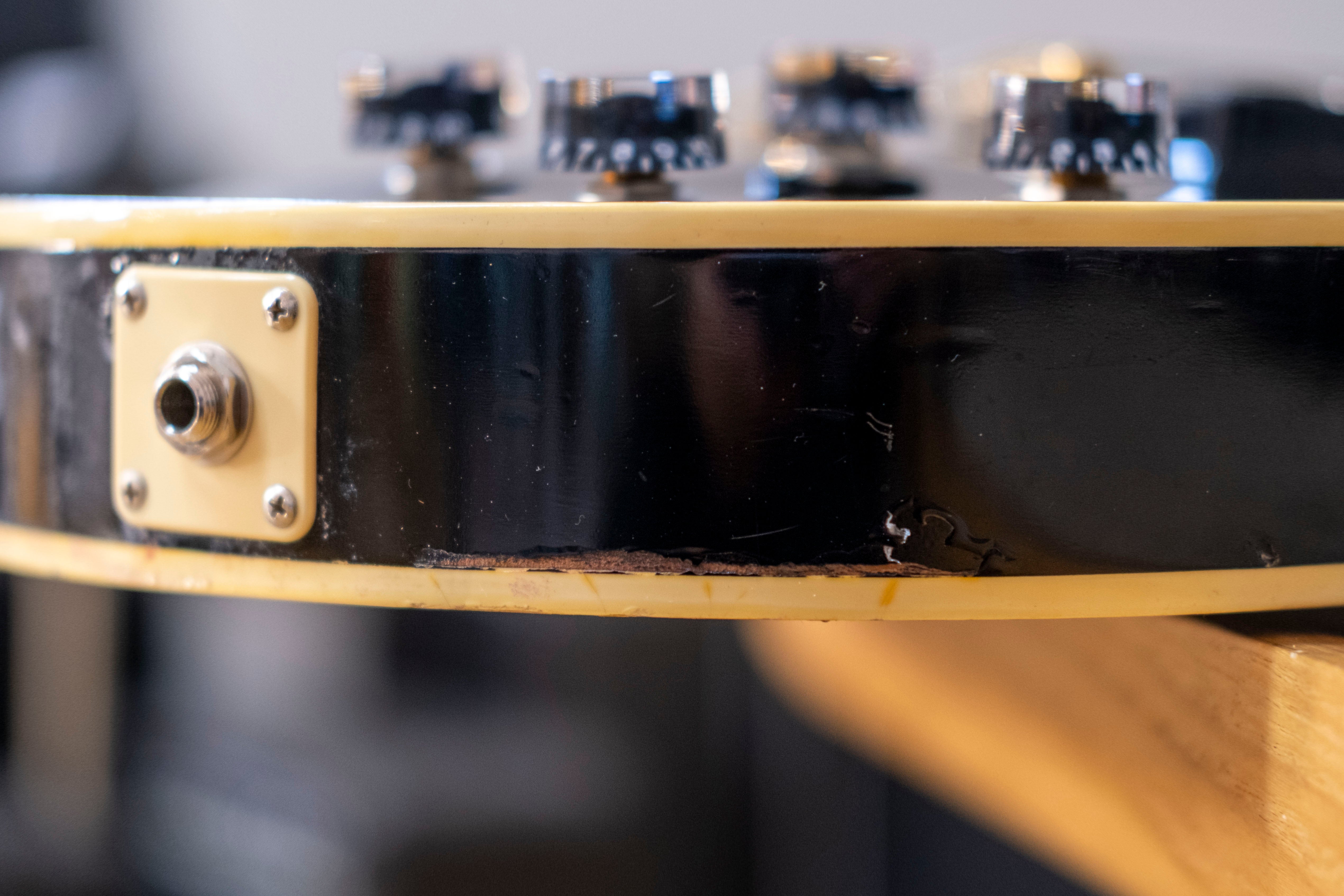 Orville Les Paul Custom Electric Guitar (Black) (Pre-Owned)