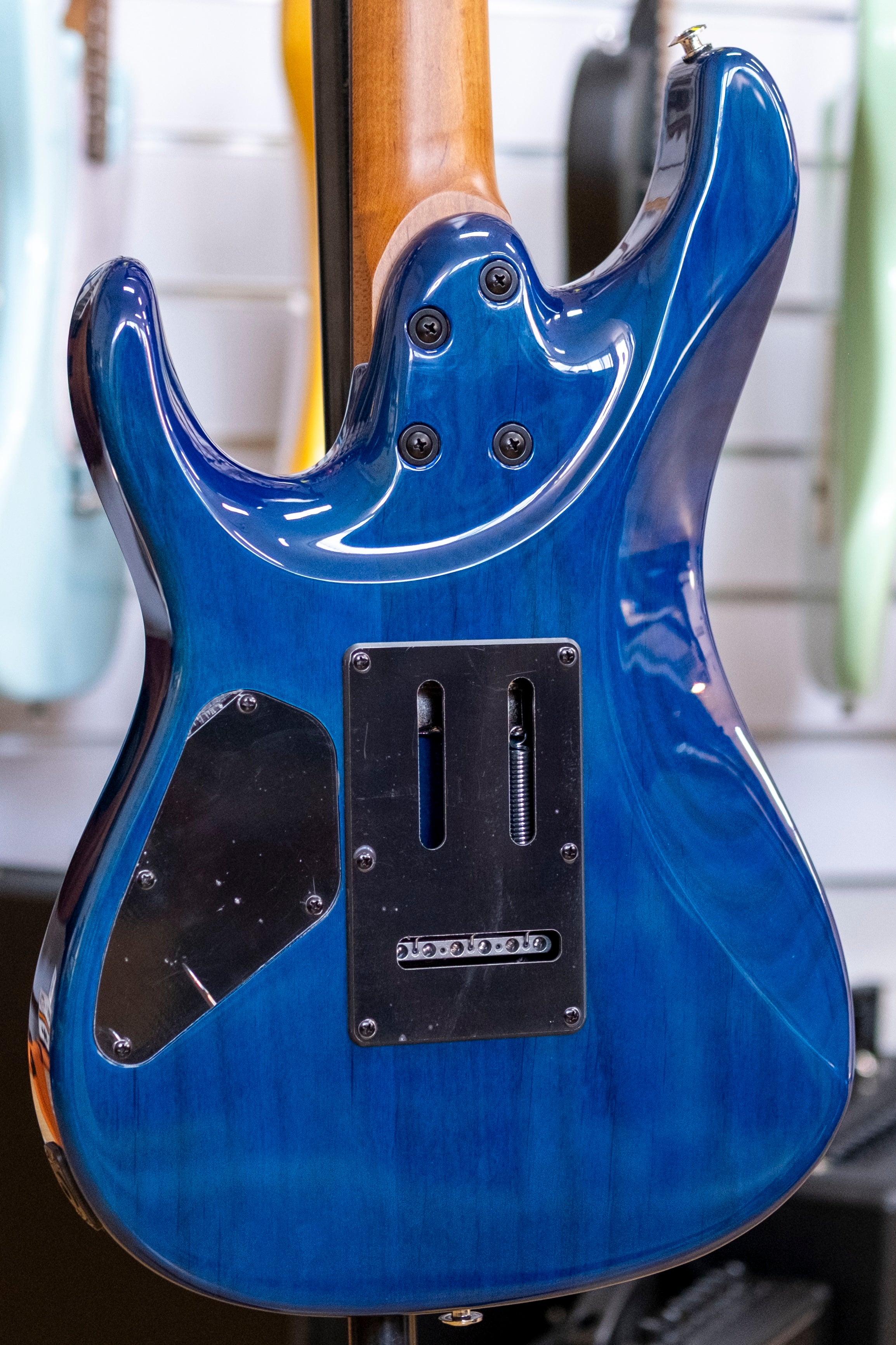 Ibanez AZ24S1F Electric Guitar (Transparent Turquoise Burst)