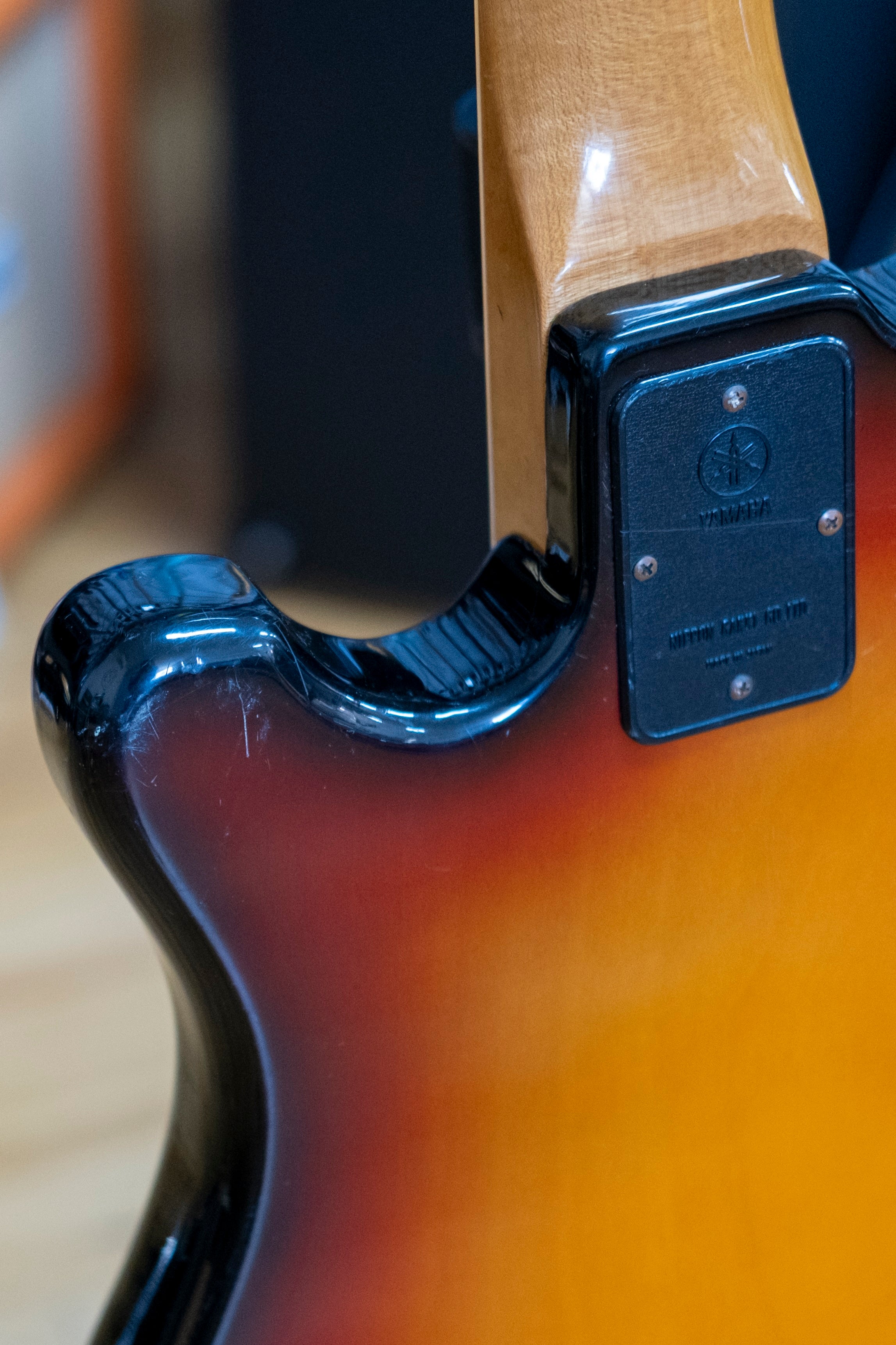 Yamaha Super Bass SB-55 Bass Guitar (3-Tone Sunburst) (Pre-Owned, 1974 MIJ)