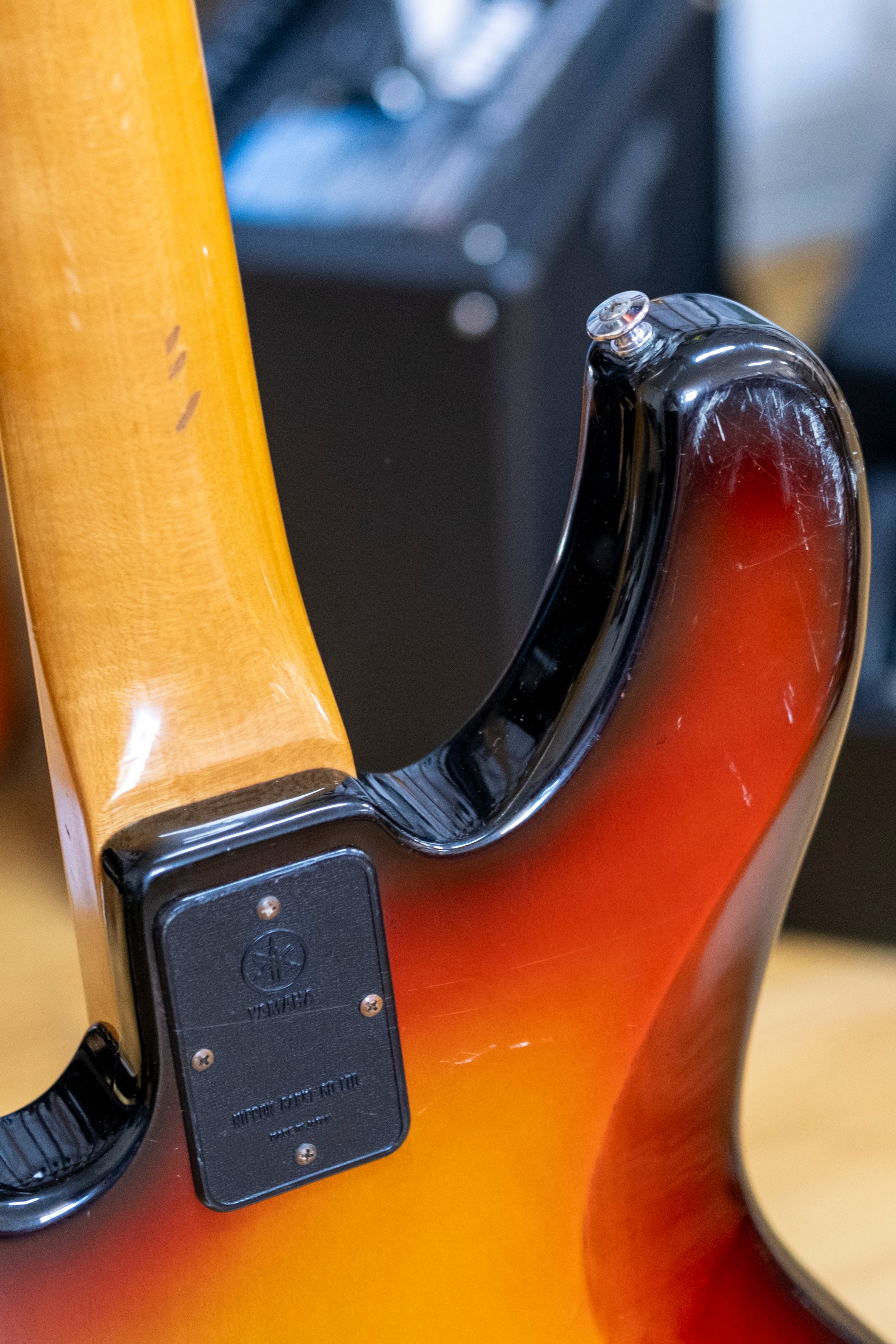 Yamaha Super Bass SB-55 Bass Guitar (3-Tone Sunburst) (Pre-Owned, 1974 MIJ)