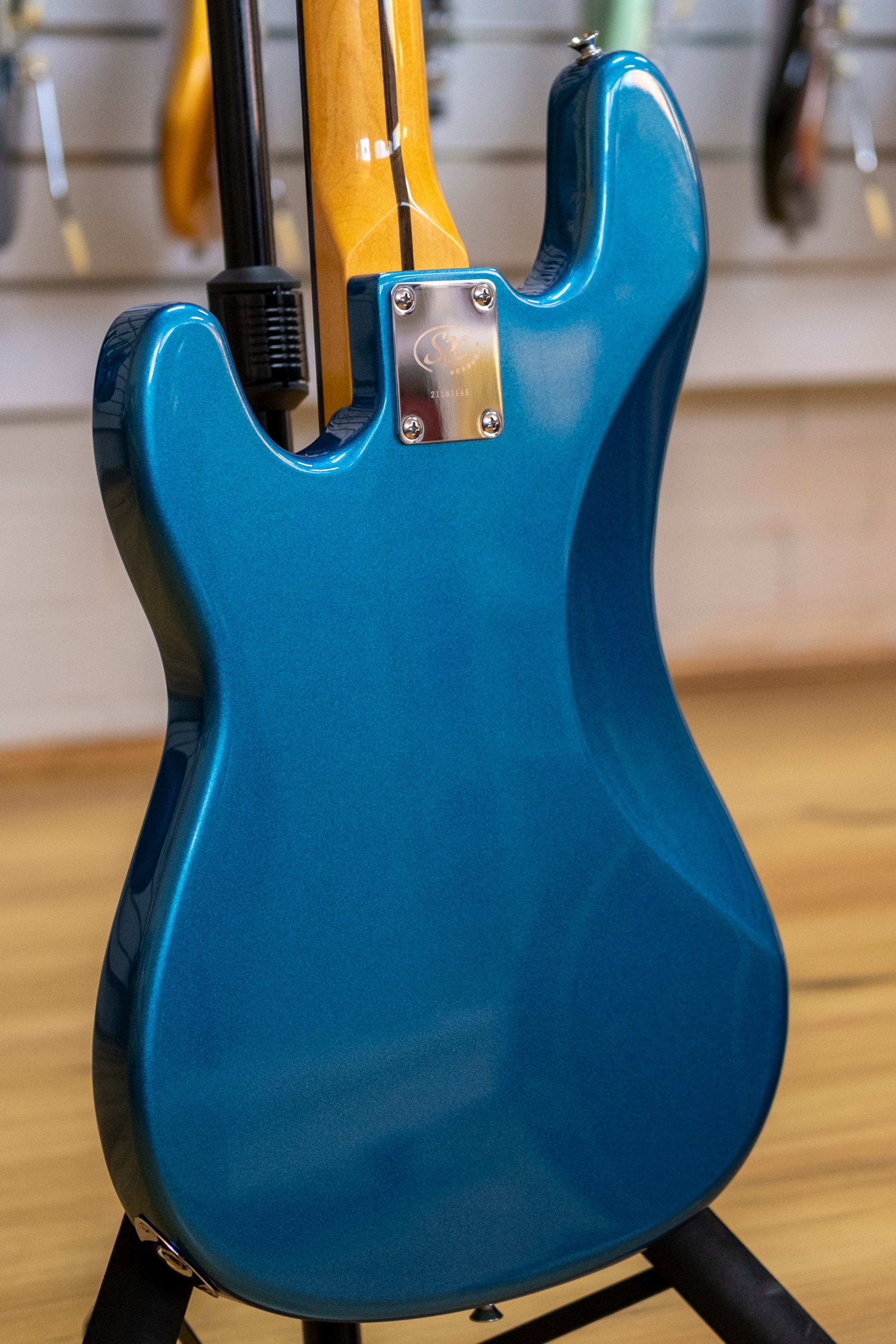 SX VTG Series P&J 4-String Bass Guitar (Lake Placid Blue)