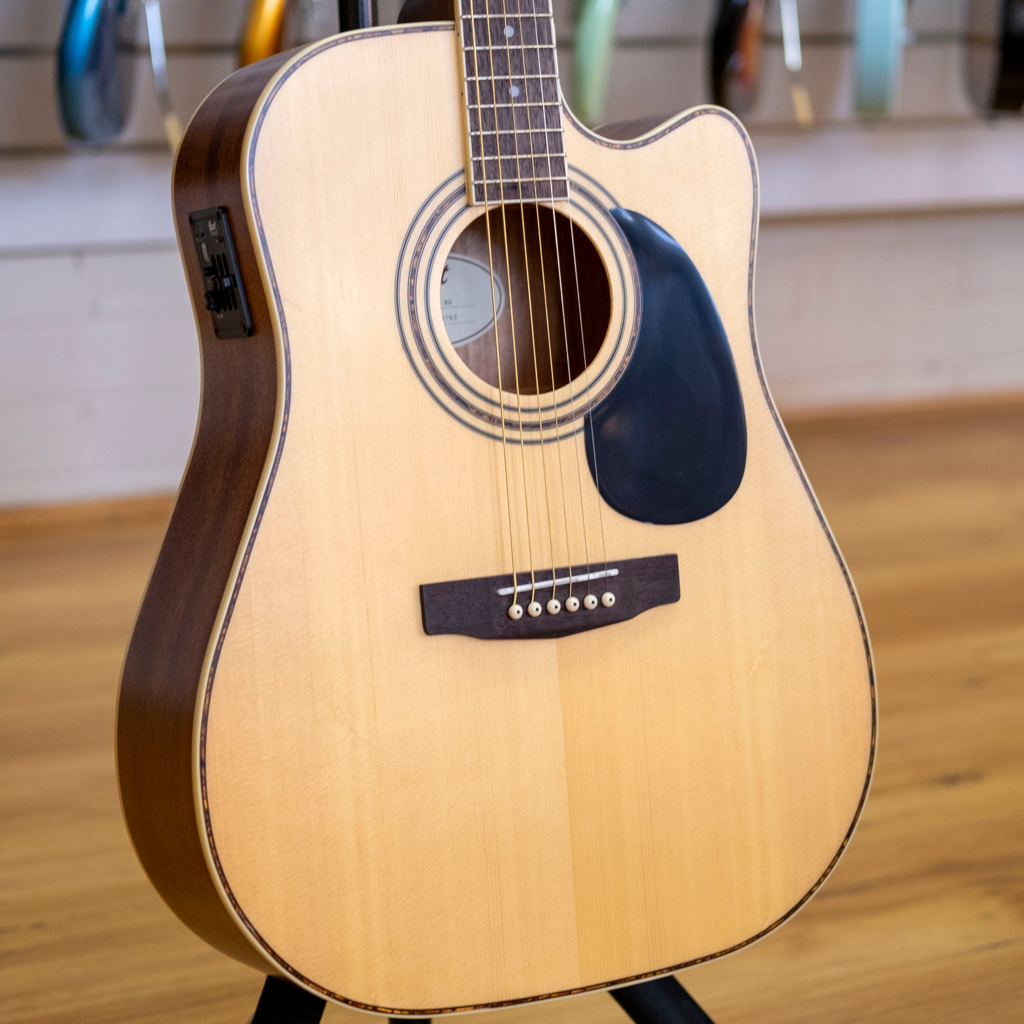 Cort AD880CE Standard Series Dreadnought Acoustic Electric Guitar (Natural Satin)