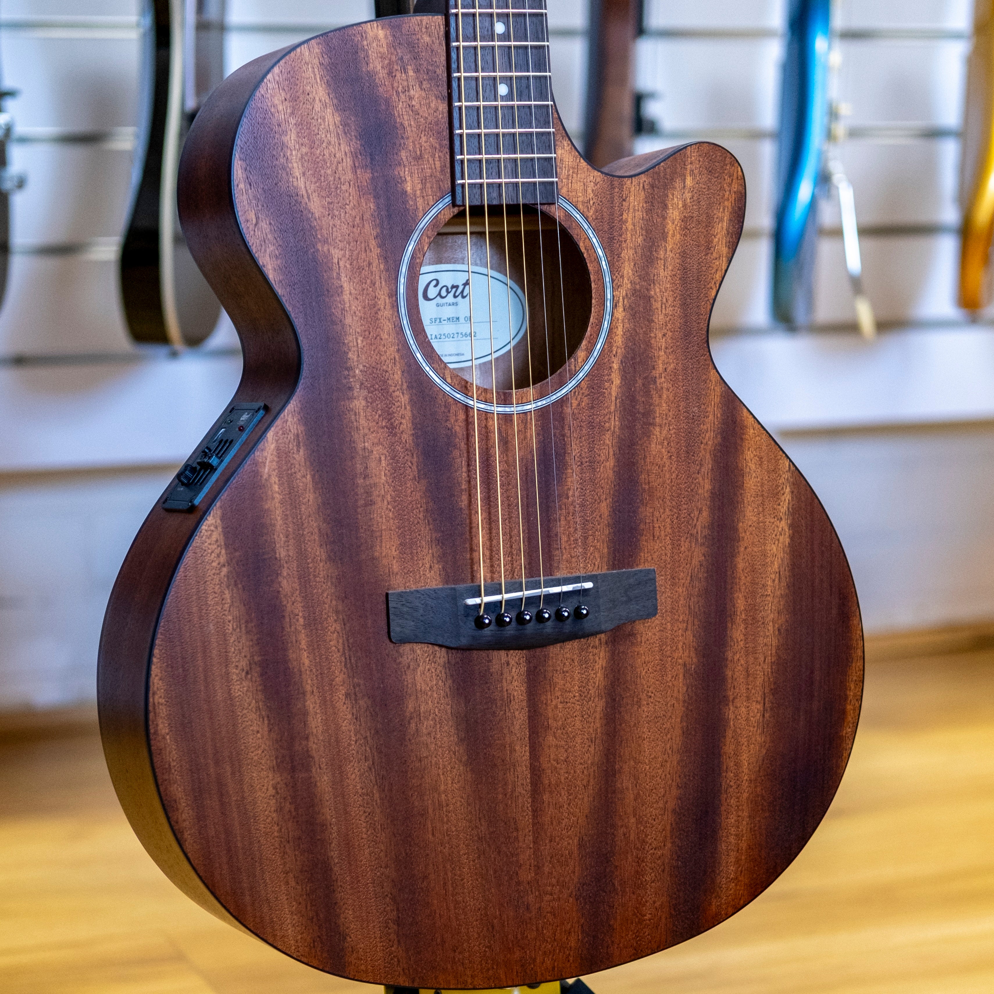 Cort SFX Series Small Body Acoustic Electric Guitar (Mahogany)