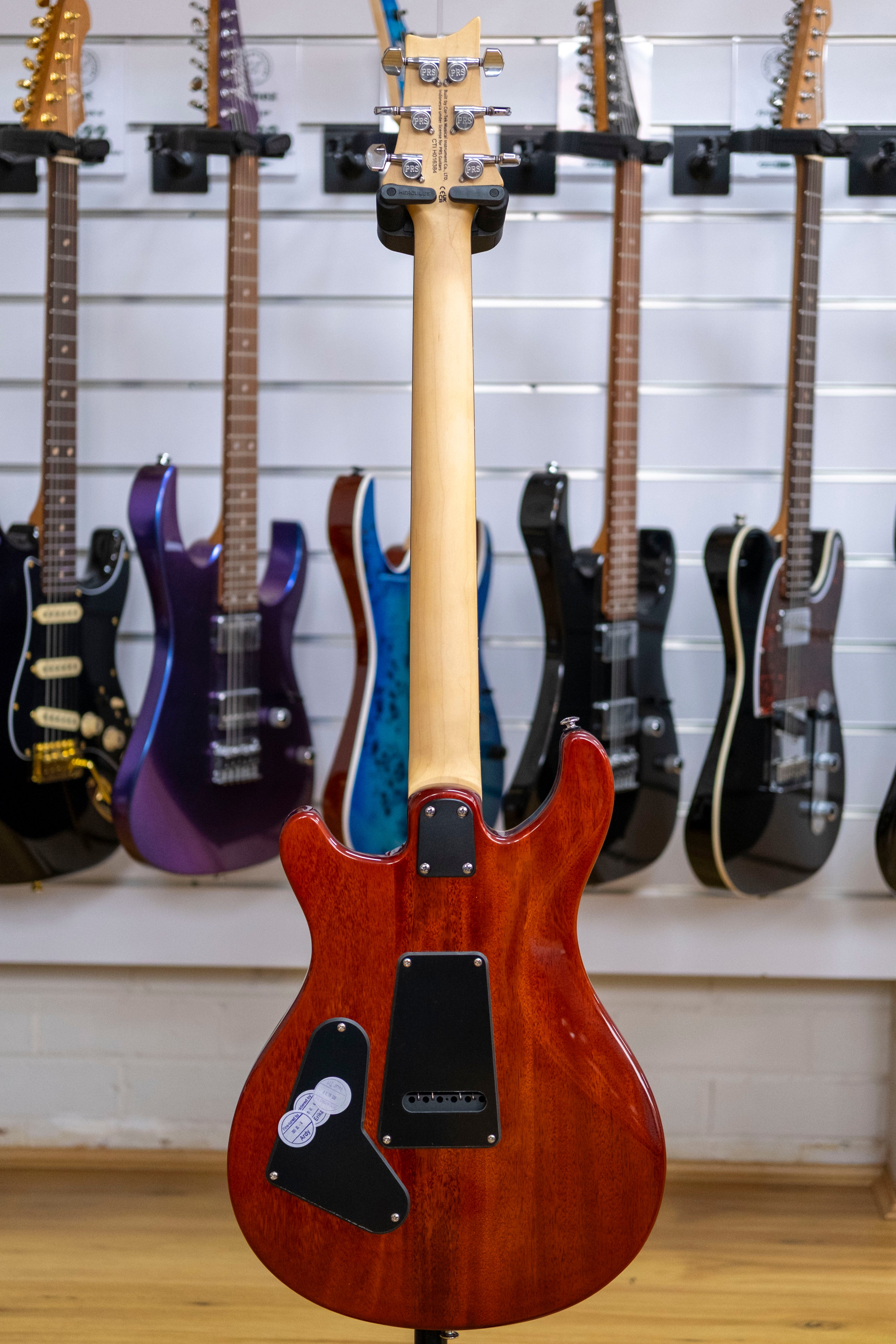 PRS SE CE24 Maple Top Electric Guitar with Gig Bag (Vintage Sunburst)