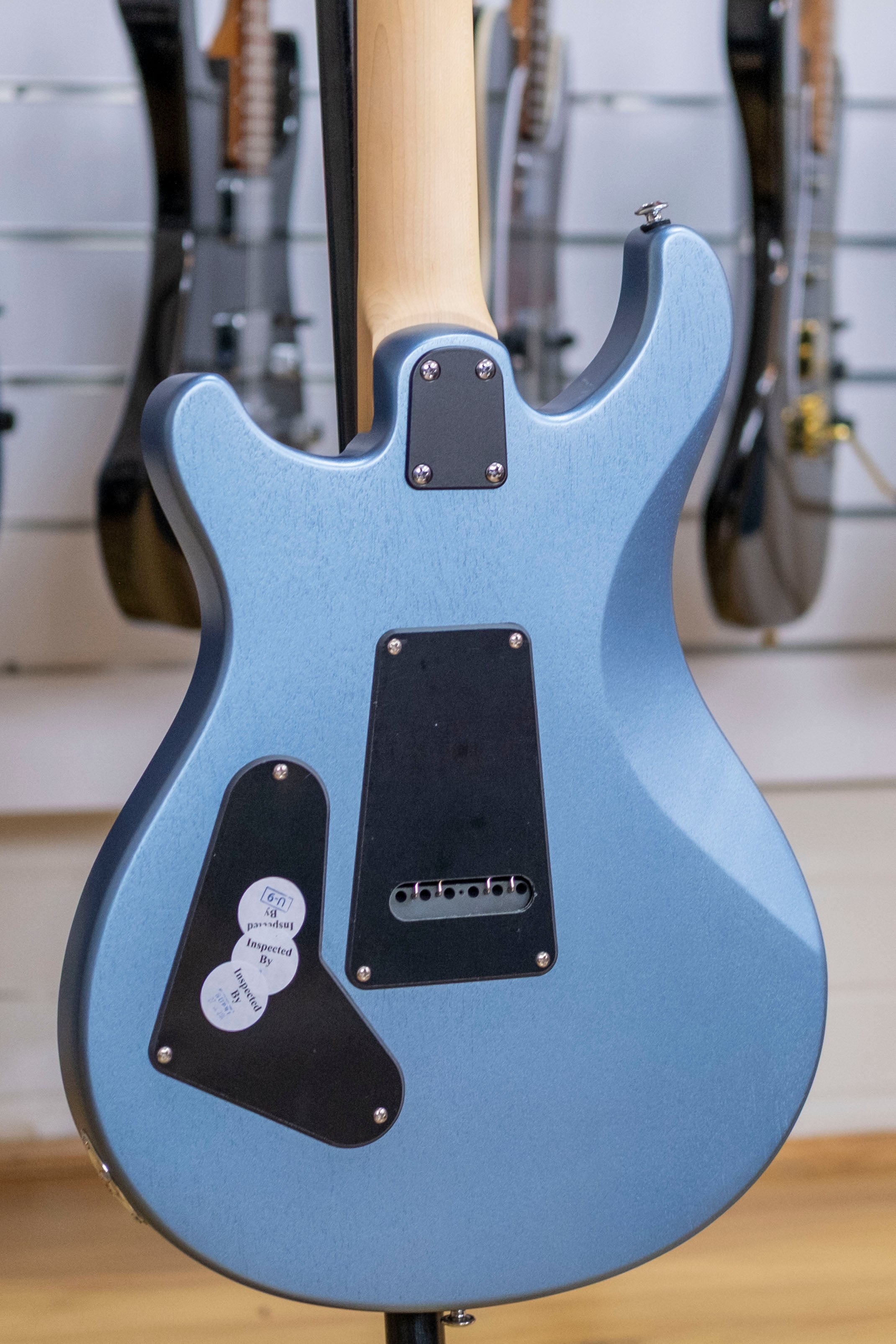 PRS SE CE24 Standard Satin Electric Guitar with Gig Bag (Ice Blue Metallic)