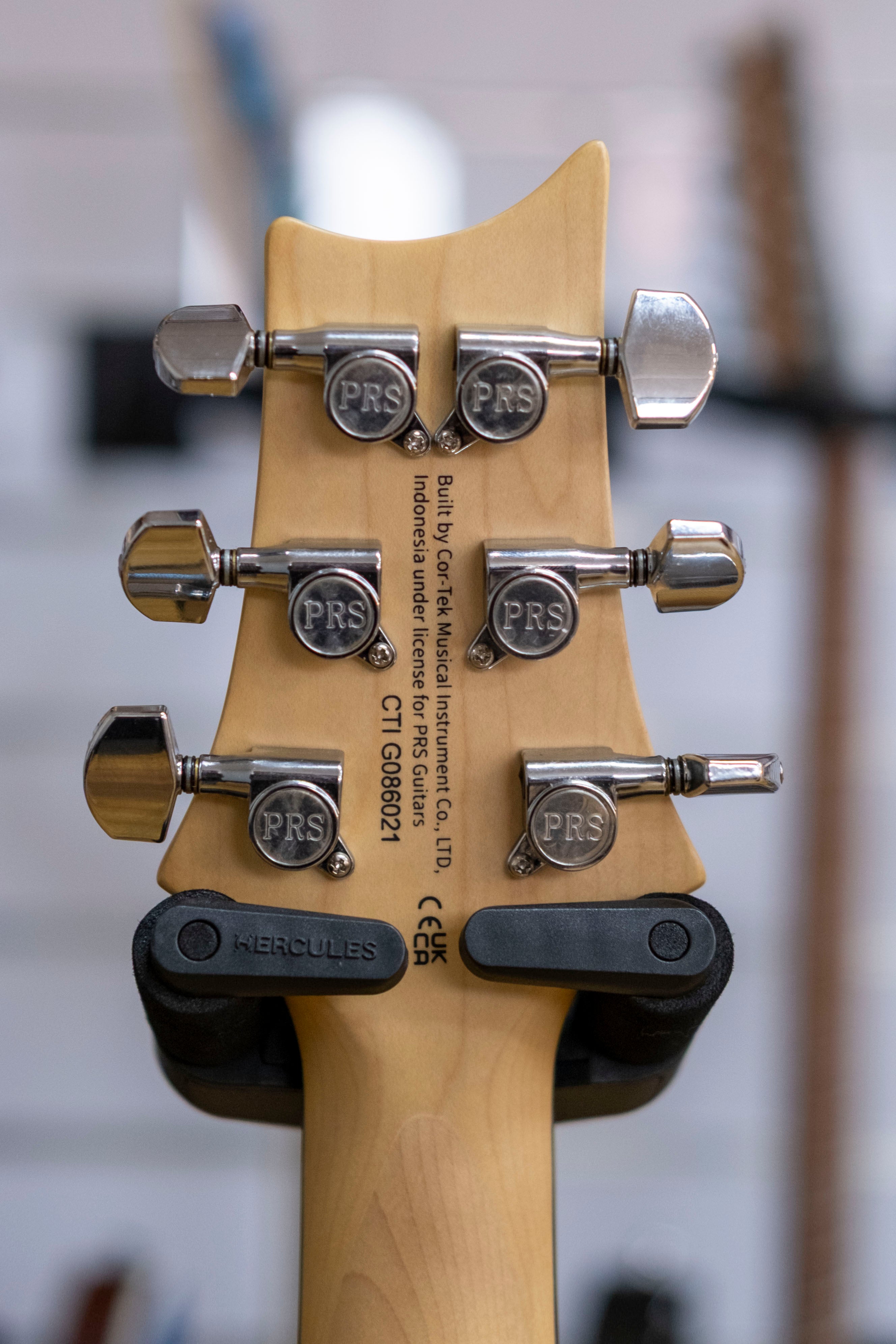 PRS SE CE24 Standard Satin Electric Guitar with Gig Bag (Ice Blue Metallic)