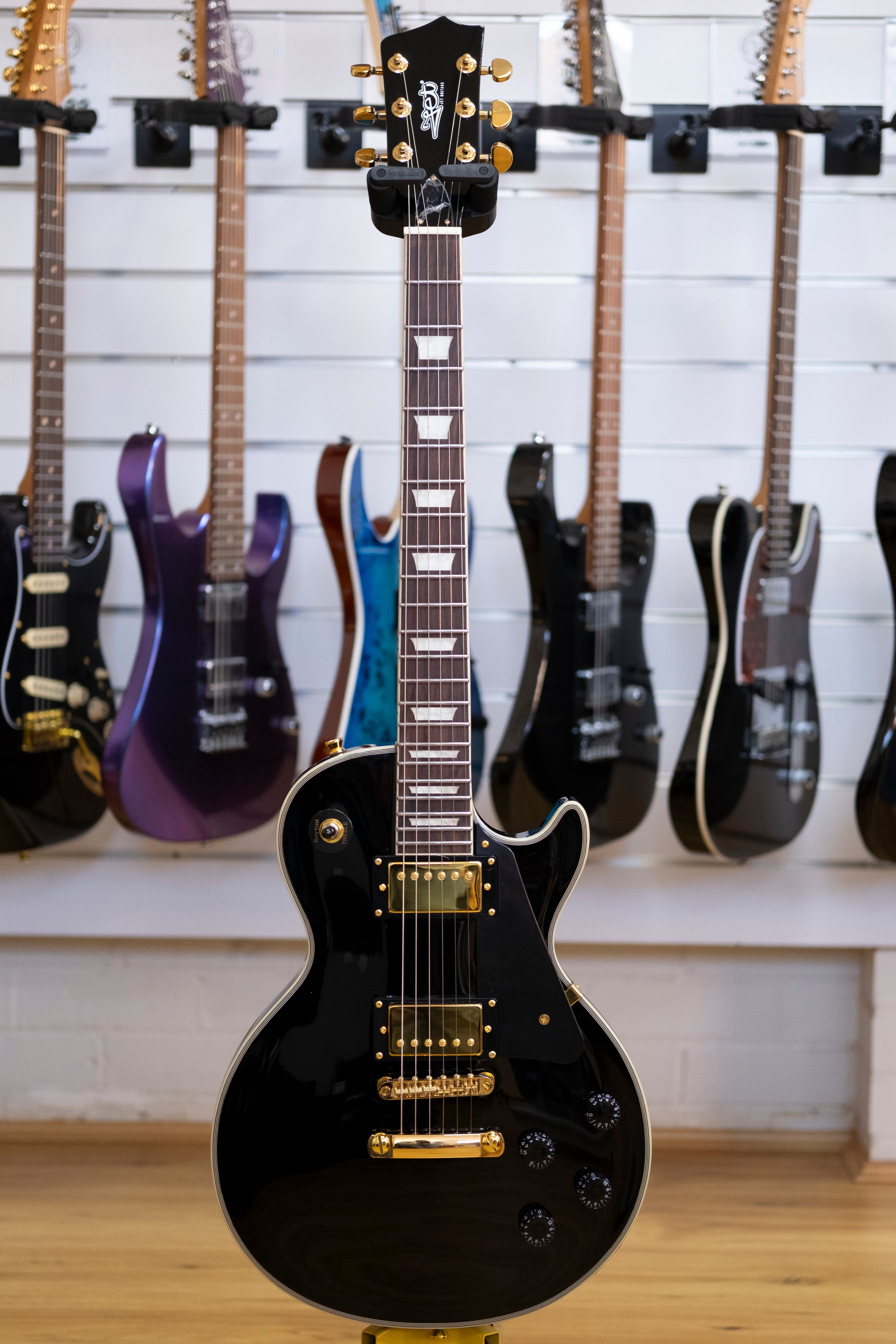 Jet JL-500 Custom Electric Guitar (Black)