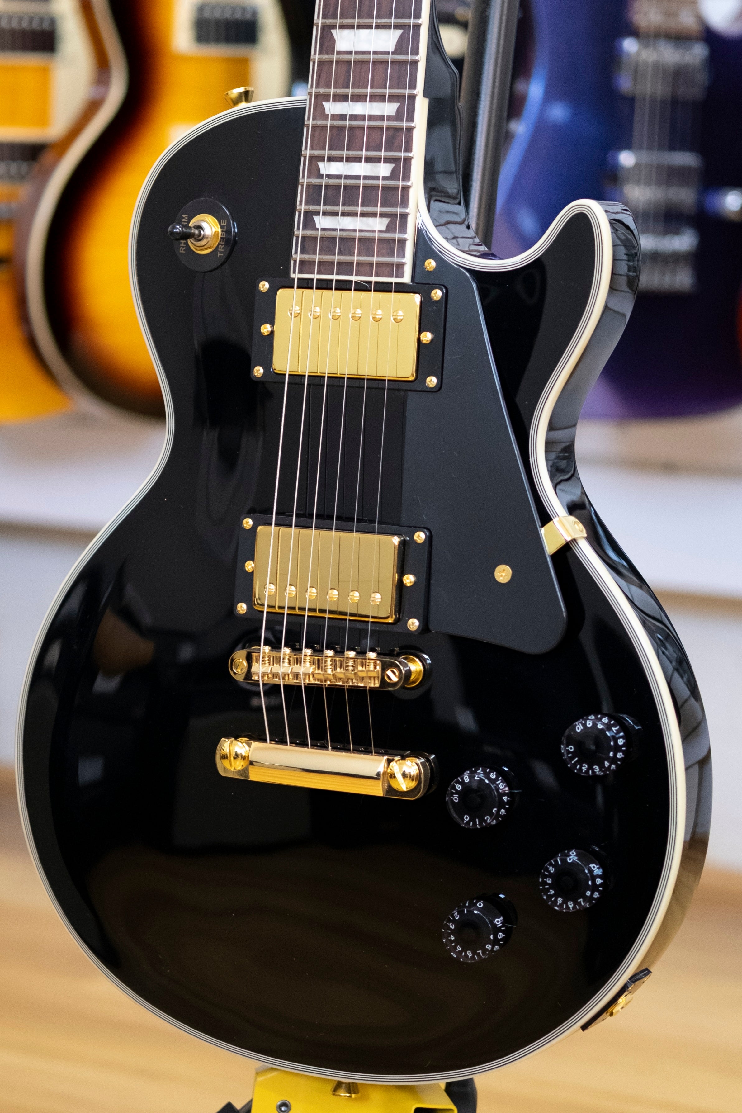 Jet JL-500 Custom Electric Guitar (Black)