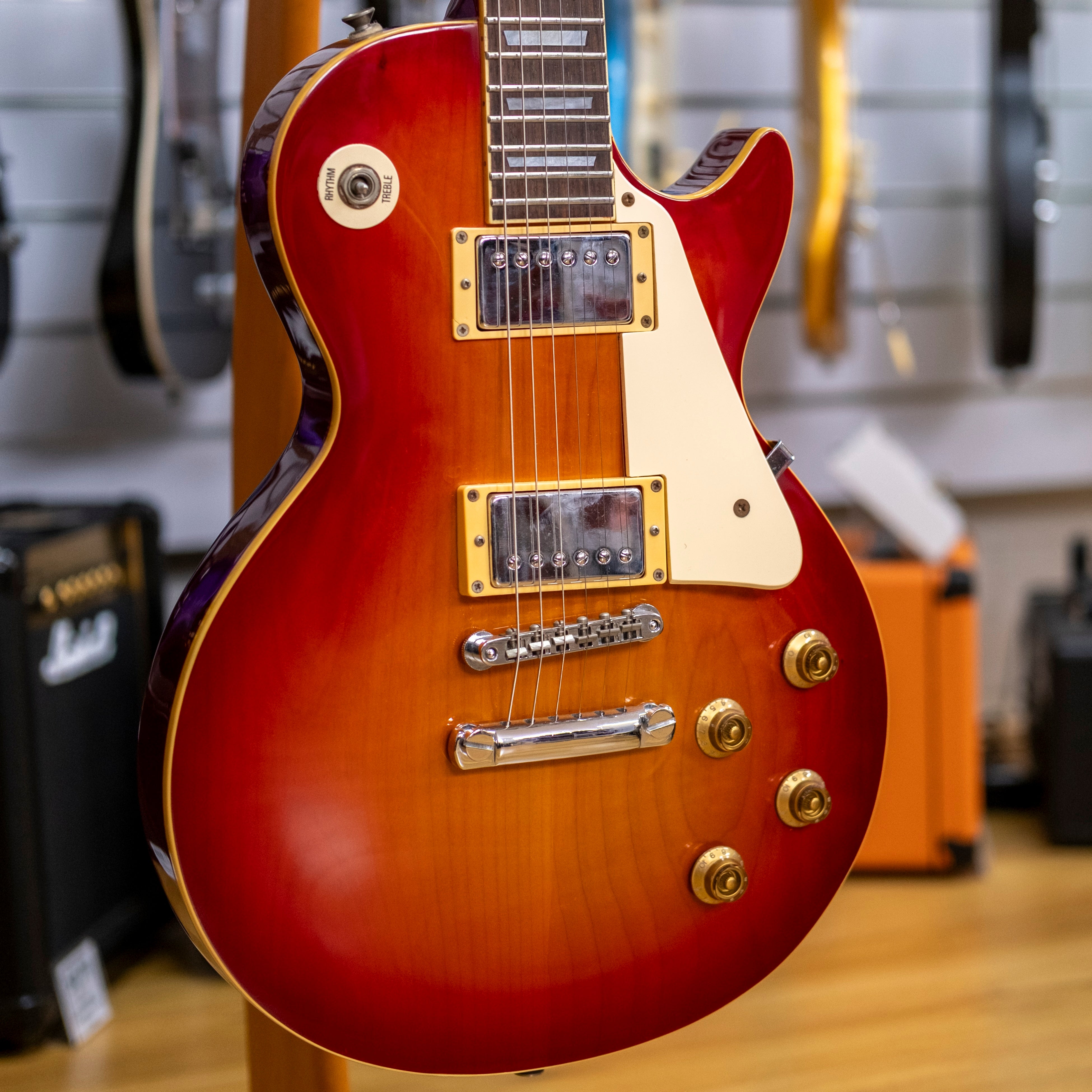 Greco EG59-60 'LP' Plain Top Electric Guitar (Cherry Sunburst) (Pre-Owned, 1990's MIK)