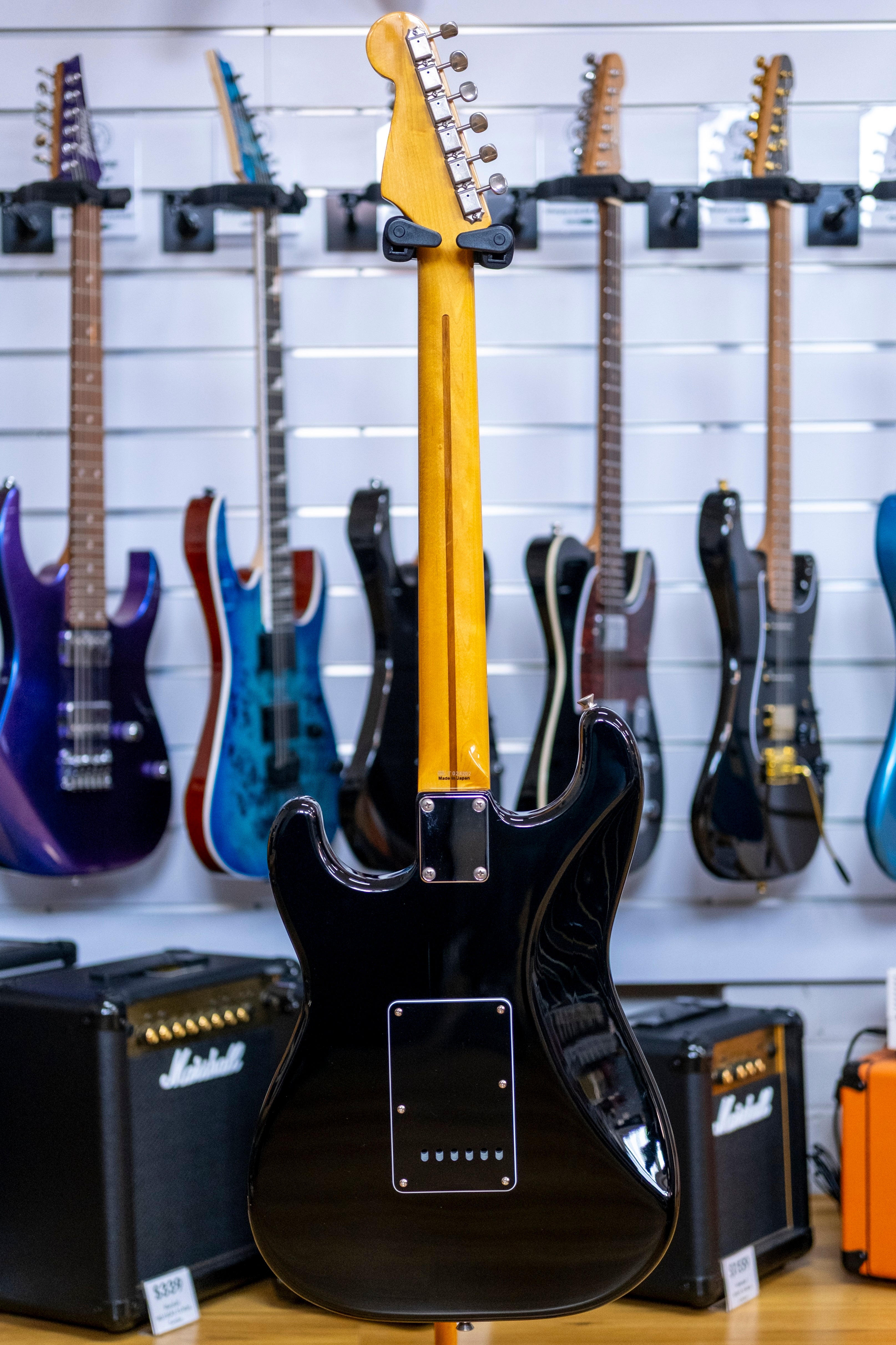 Fender ST-57 Stratocaster Electric Guitar (Black) (Pre-Owned, 2000's MIJ)