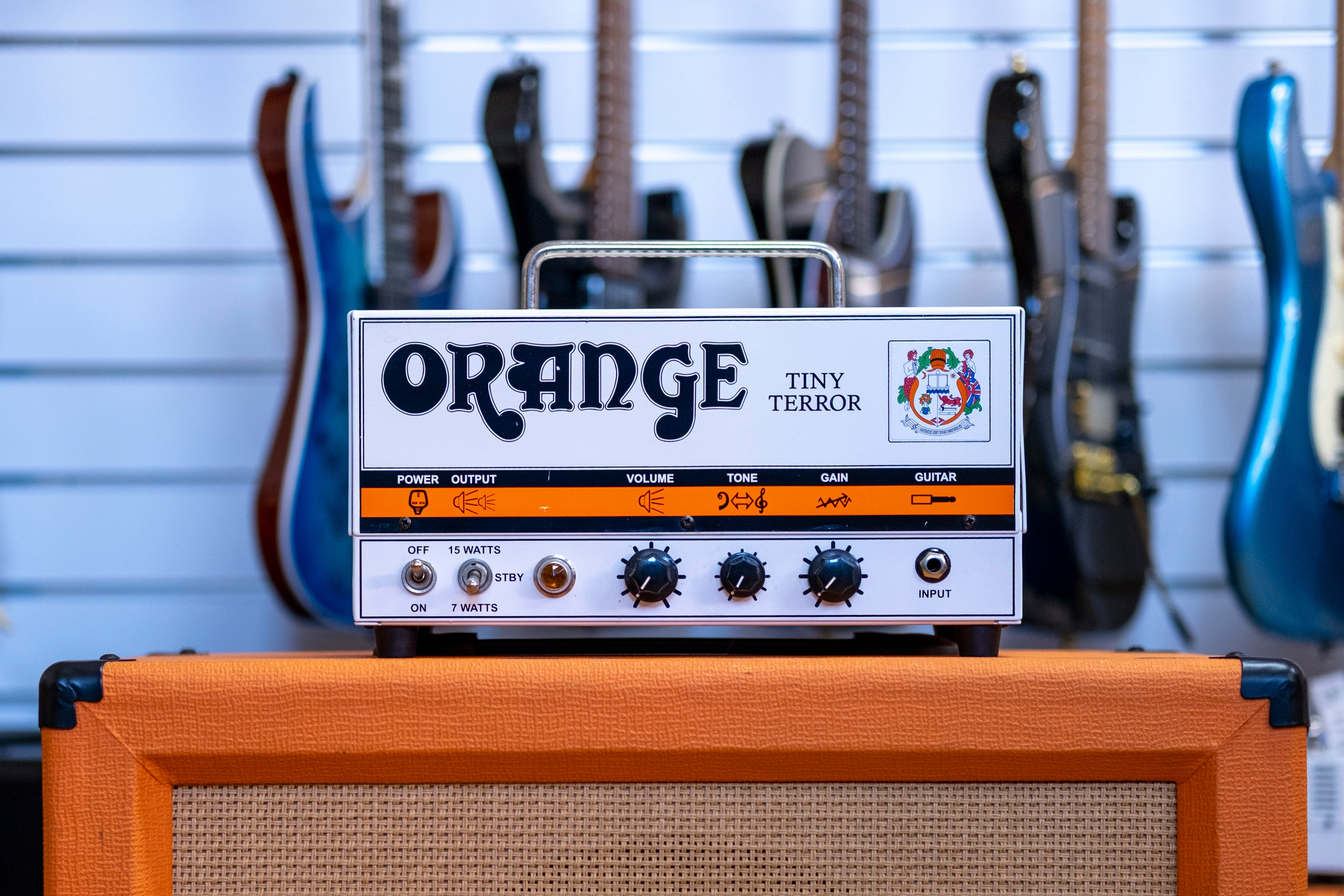 Orange Tiny Terror 15-Watt Head with Orange PPC112 1x12" Speaker Cabinet (Pre-Owned)