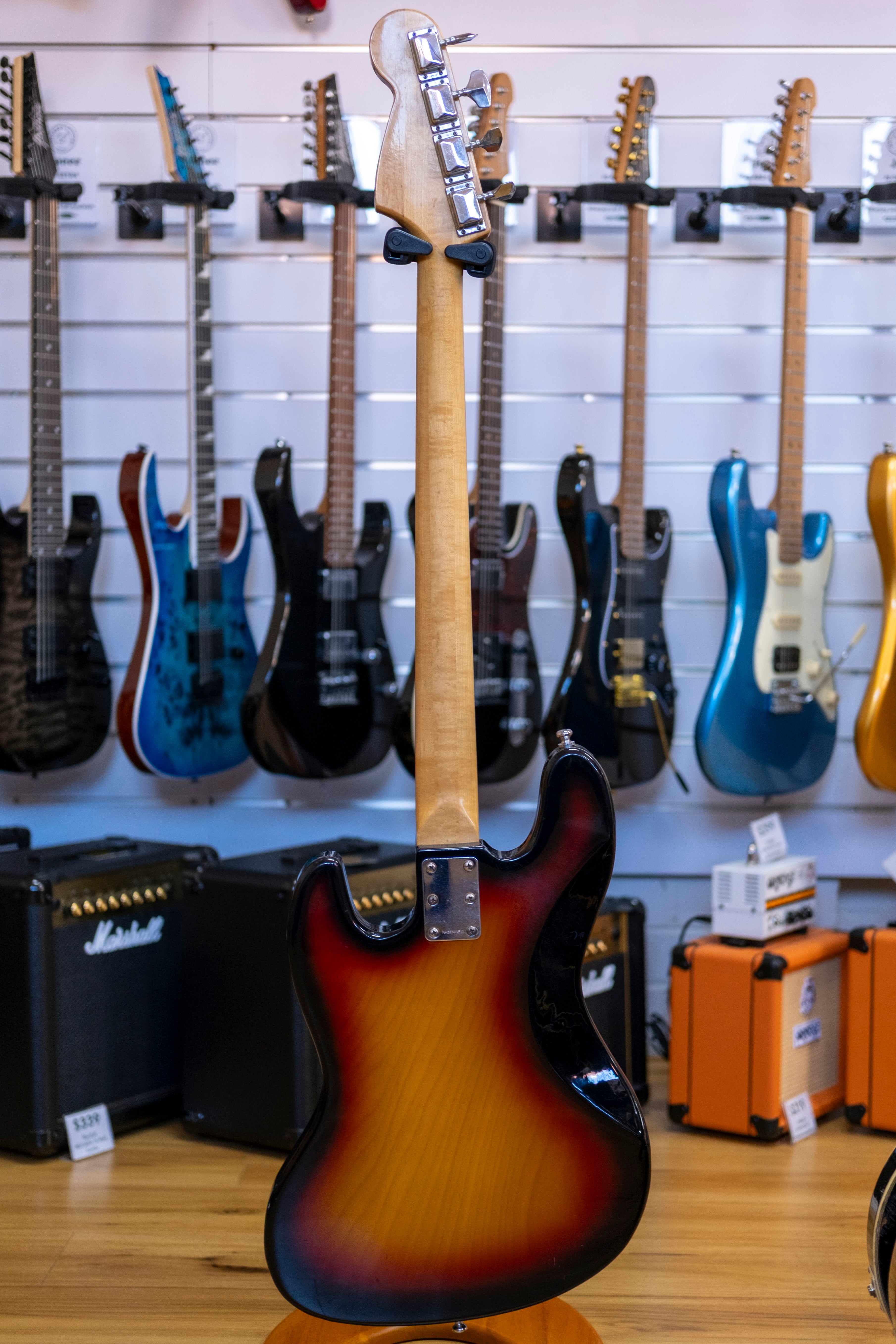 Greco JB-380 'Jazz' Bass Guitar (3-Tone Sunburst) (Pre-Owned, 1980's MIJ)