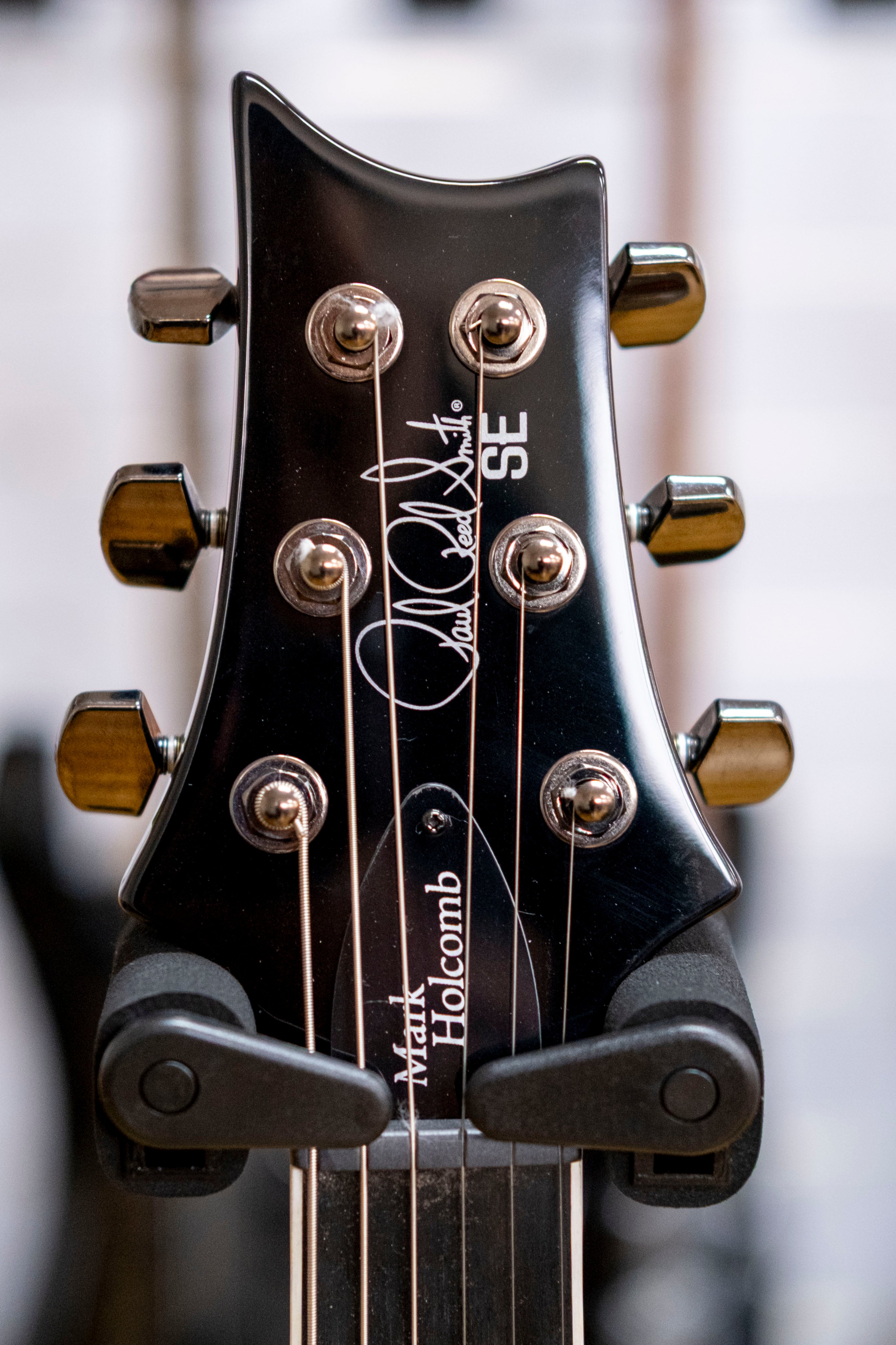 PRS SE Mark Holcomb Signature Electric Guitar with Bag (Holcomb Blue Burst)