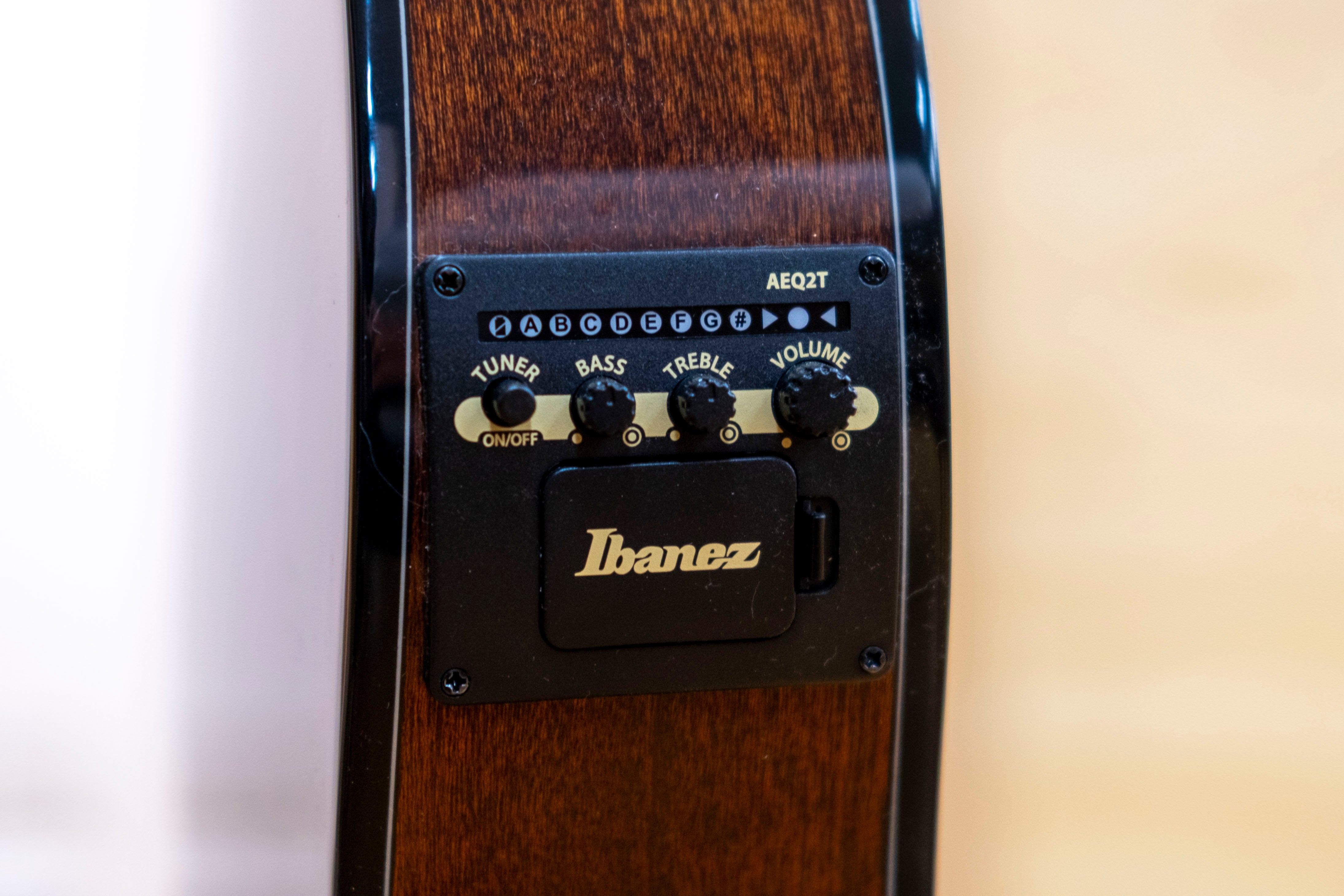 Ibanez GA5TCE Thinline Electric Classical Guitar (Amber High Gloss)