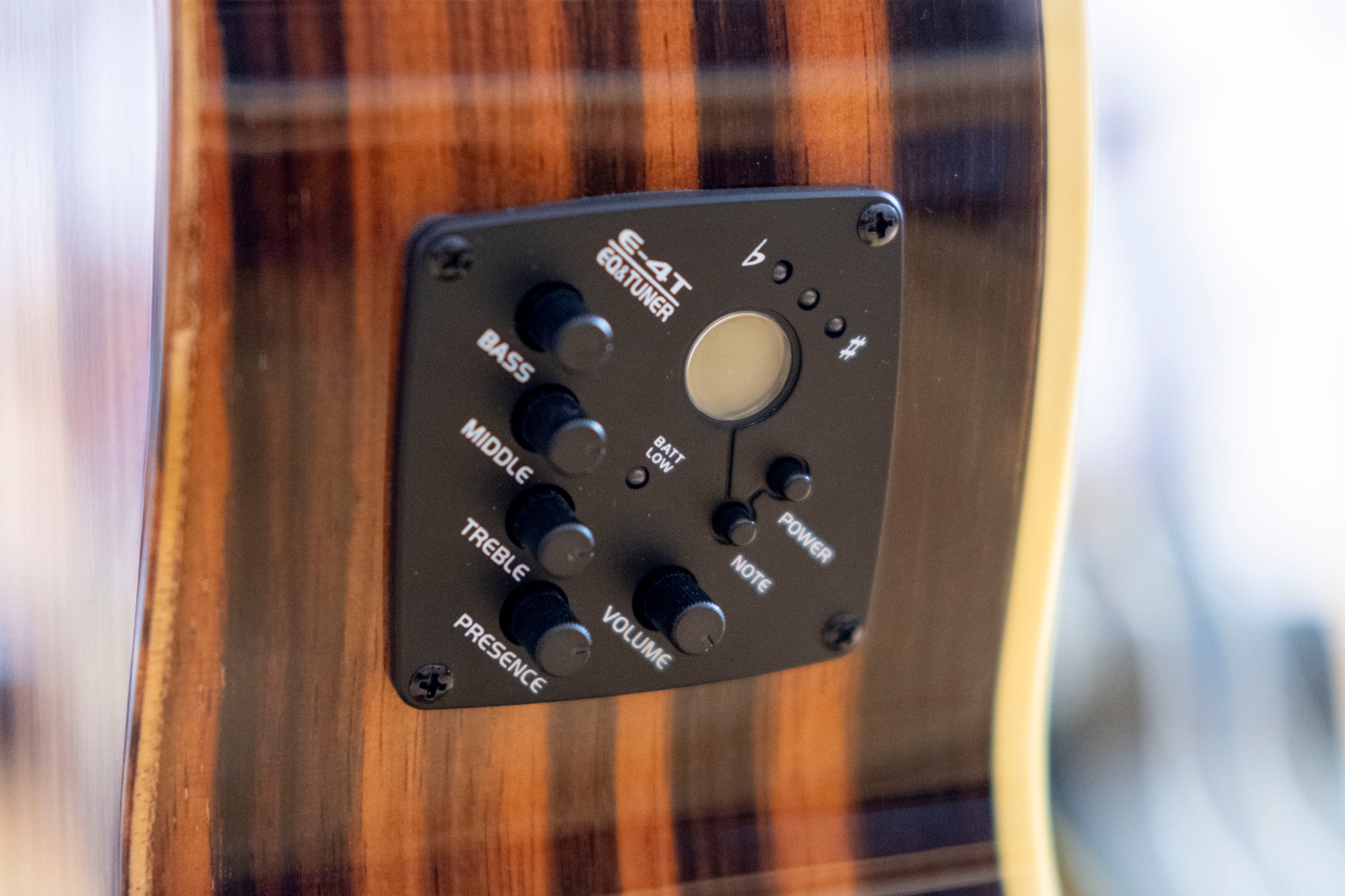 Martinez 51 Series Superfolk Acoustic Electric Guitar (Amara Ebony)