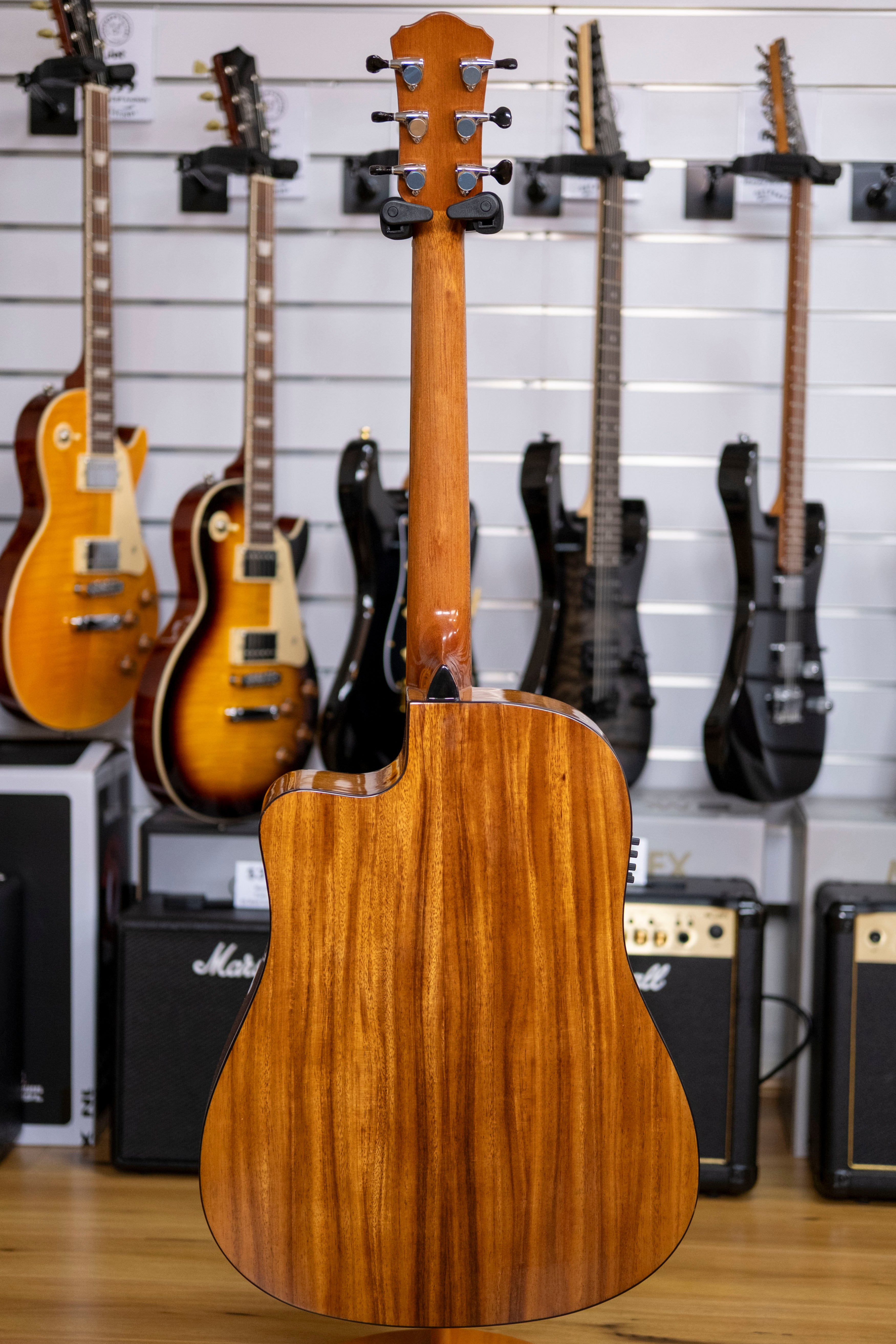 Martinez 51 Series Dreadnought Acoustic Electric Guitar (Koa)