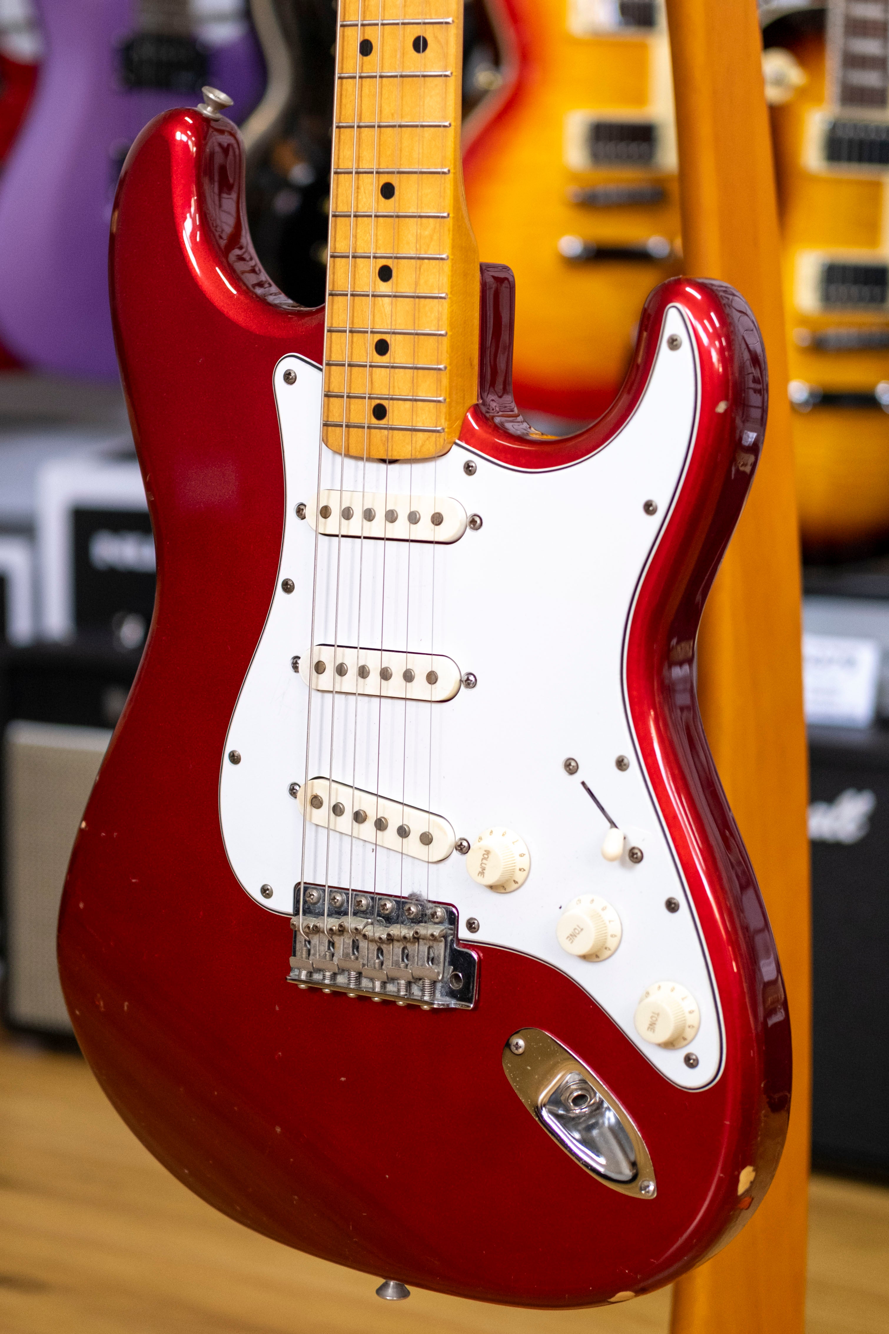 Fernandes RST-60 Electric Guitar (Candy Apple Red) (Pre-Owned, 1980's MIJ)