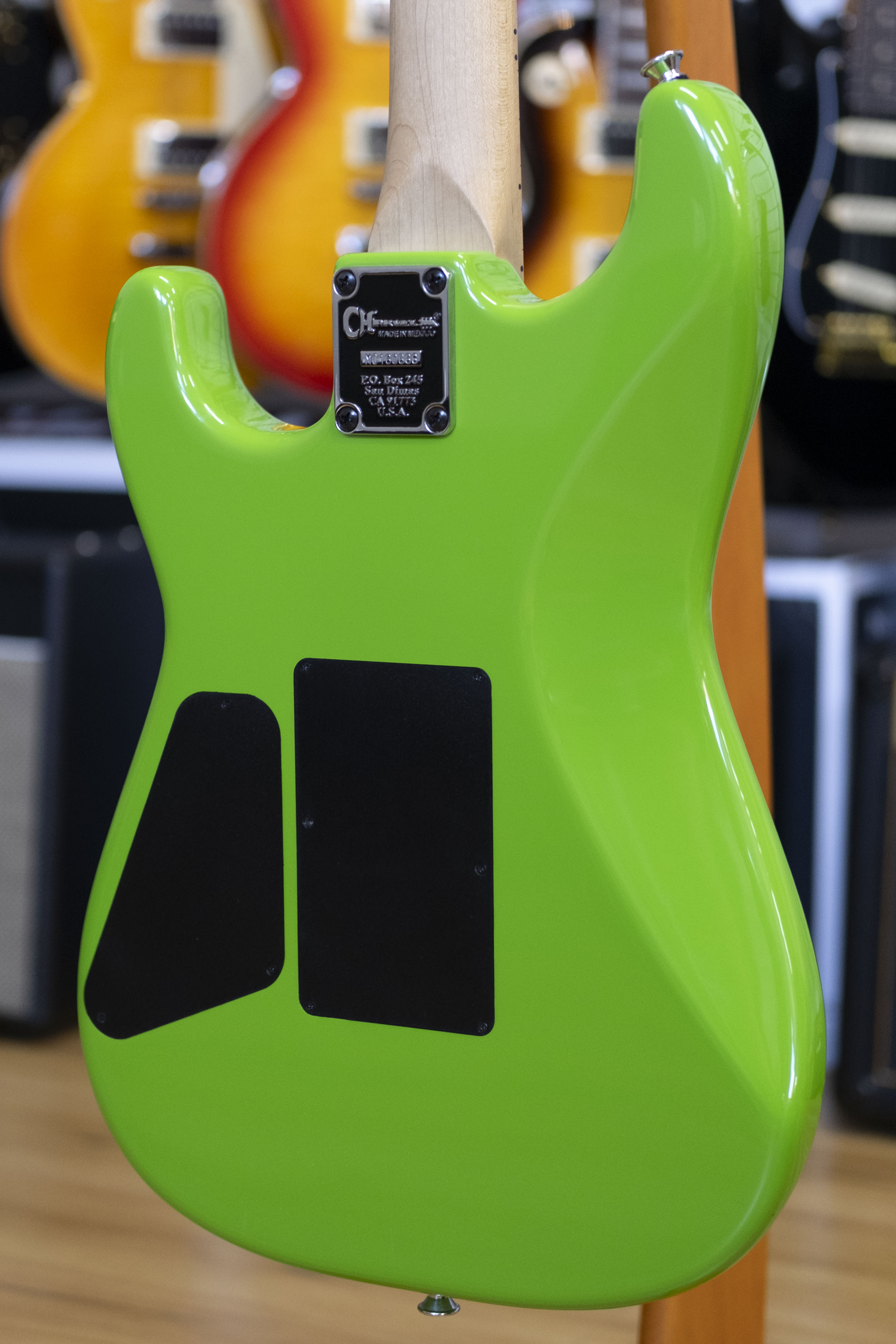 Charvel San Dimas 1 Electric Guitar (Slime Green) (Pre-Owned, 2016)