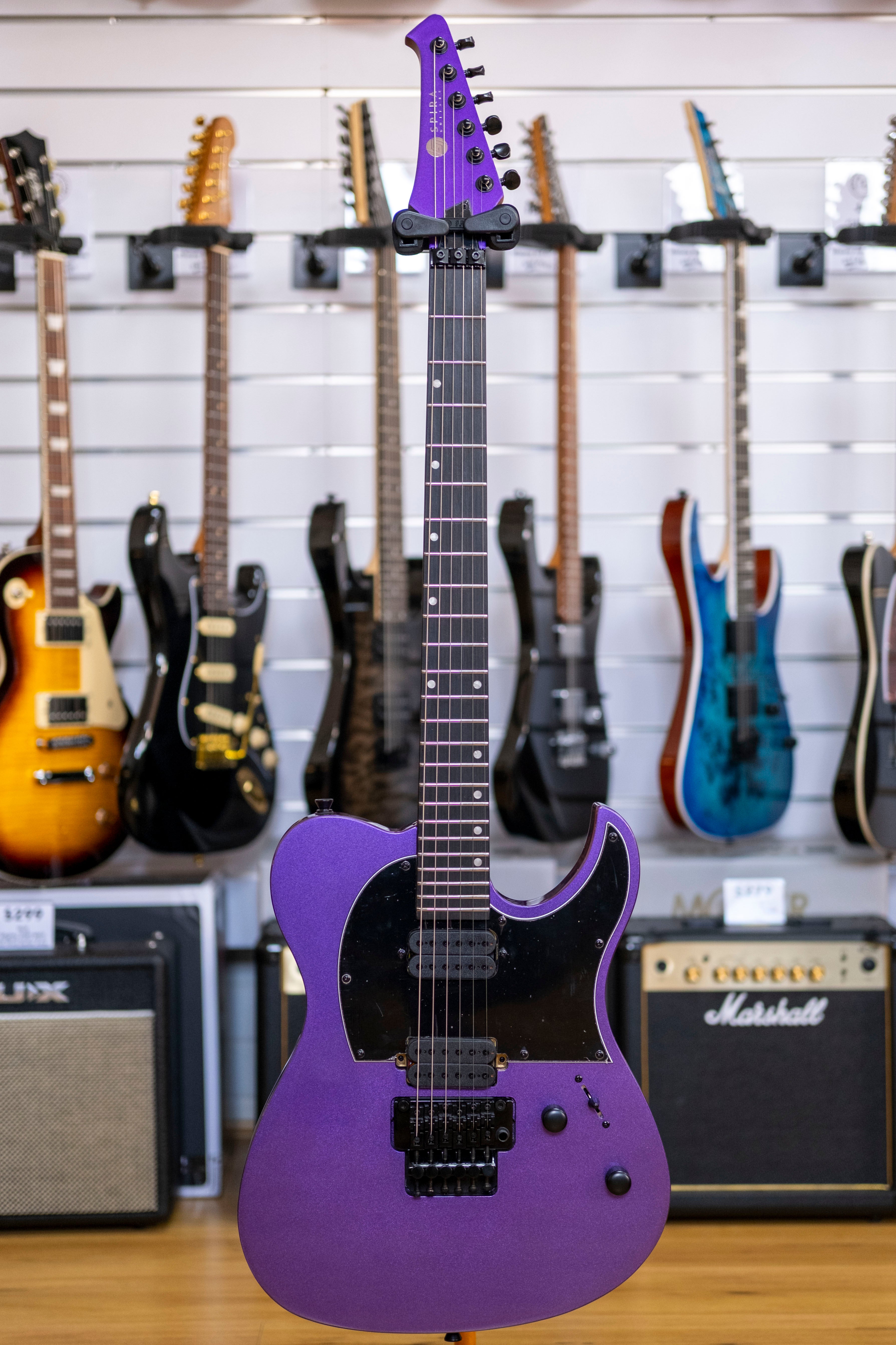 Spira T-420 Electric Guitar (Metallic Purple)